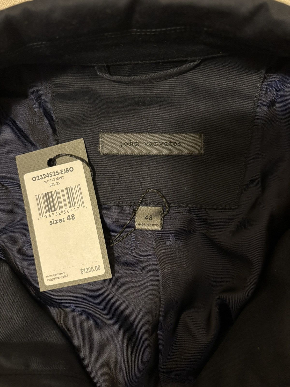 John Varvatos $1298 NWT John Varvatos Garvin Coat 48 Navy Blue Trench M Size US M / EU 48-50 / 2 - 3 Thumbnail