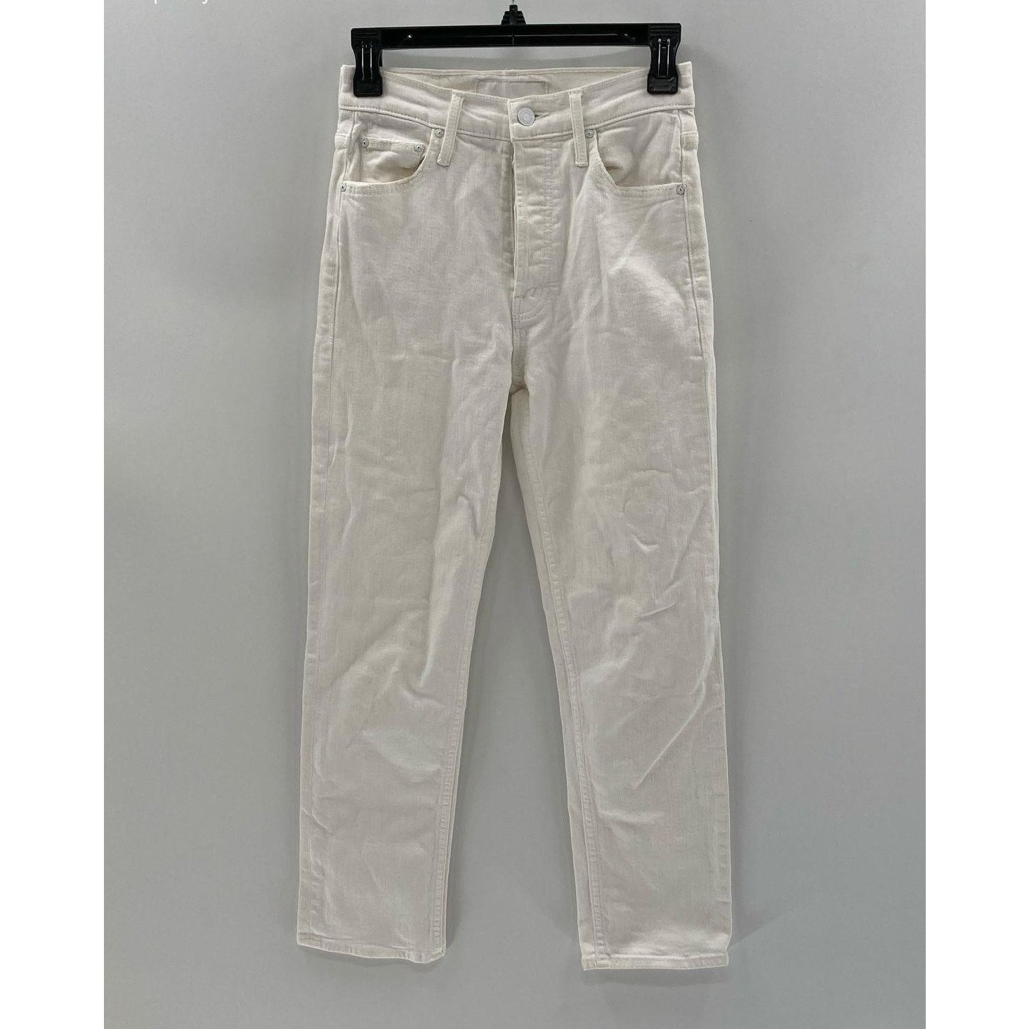 MOTHER Mother The Hustler White Denim High Rise Ankle Jeans Womens Size 25" / US 0 / IT 36 - 1 Thumbnail