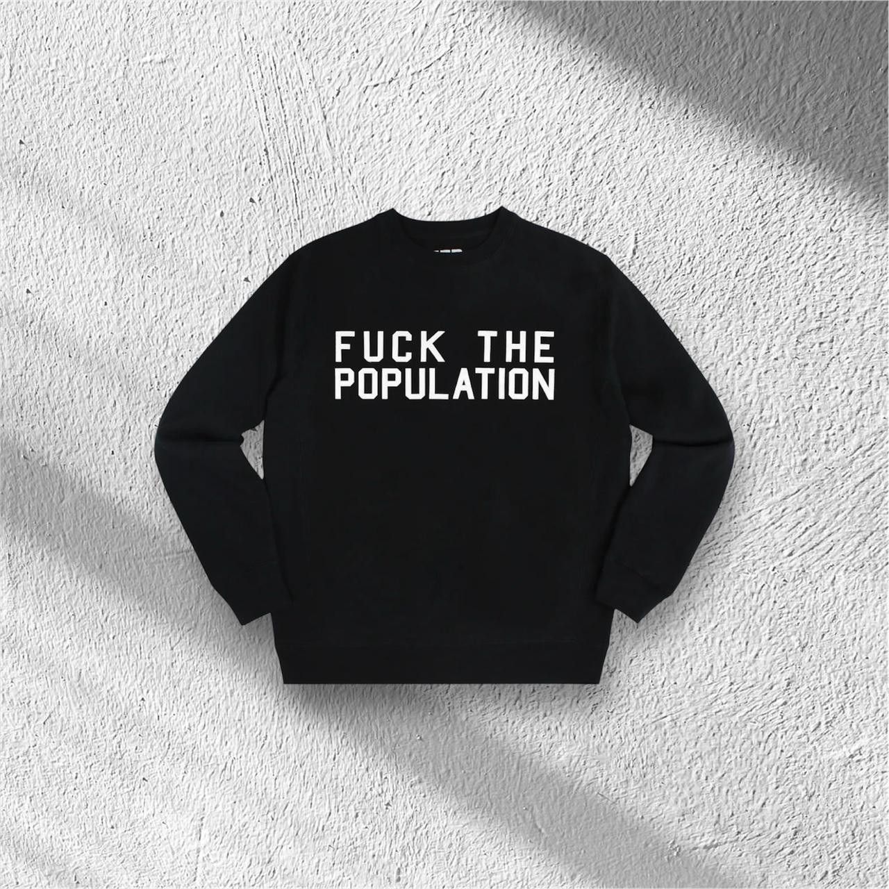 Fuck The Population Ftp Varsity Crewneck Size US L / EU 52-54 / 3 - 1 Preview