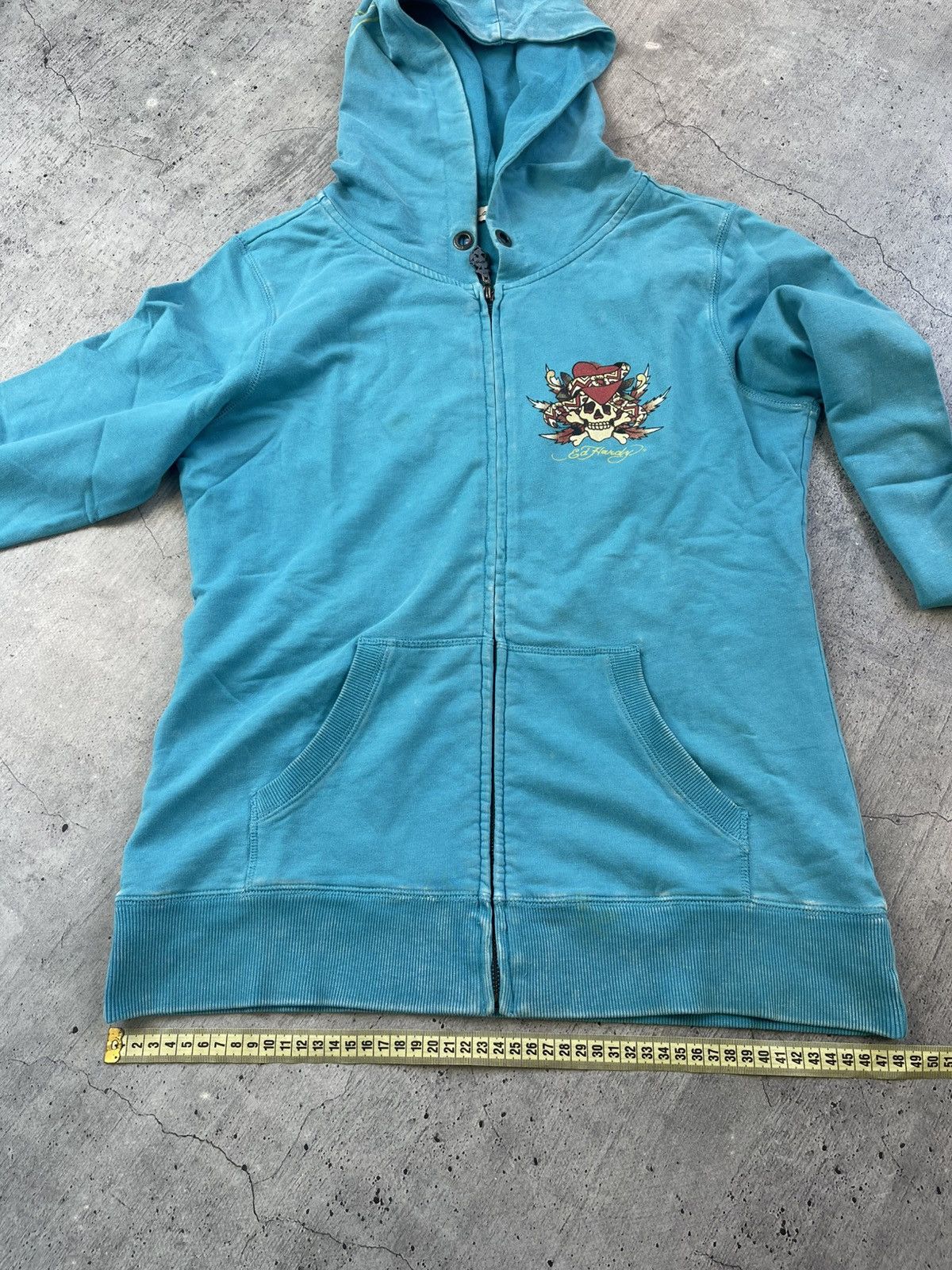 Ed Hardy × Vintage Vintage Y2k Ed Hardy Suit(Pants+Zip Sweatshirt) Skull ☠️ 90’s Size XL / US 12-14 / IT 48-50 - 20 Thumbnail