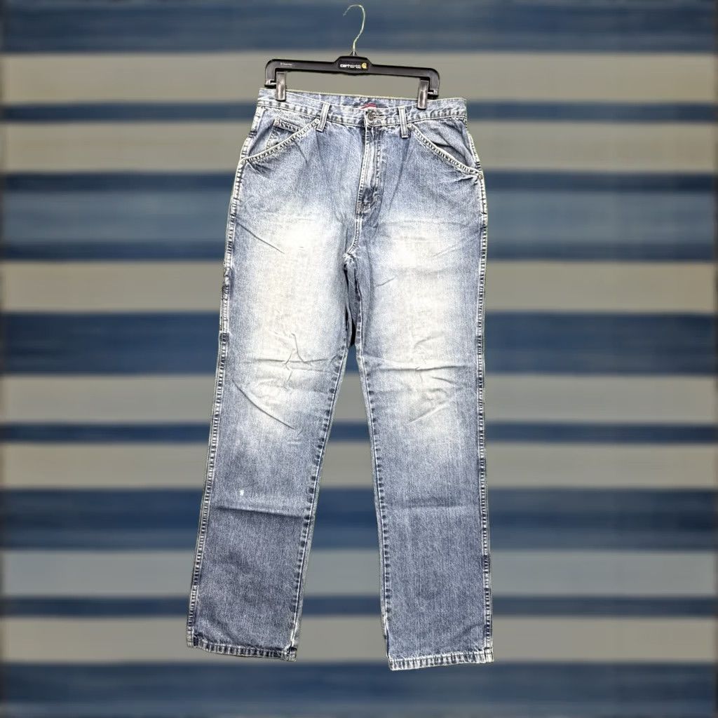 Old Navy VINTAGE Old Navy Jeans Mens 34 Long Painter Carpenter Denim Straight Leg 90s Grunge Hip Hop Blue 5-Pocket Mens Jeans Size US 34 / EU 50 - 1 Thumbnail