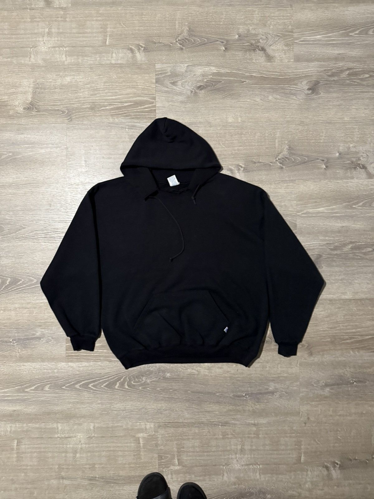 Vintage 90s black Russell athletic hoodie