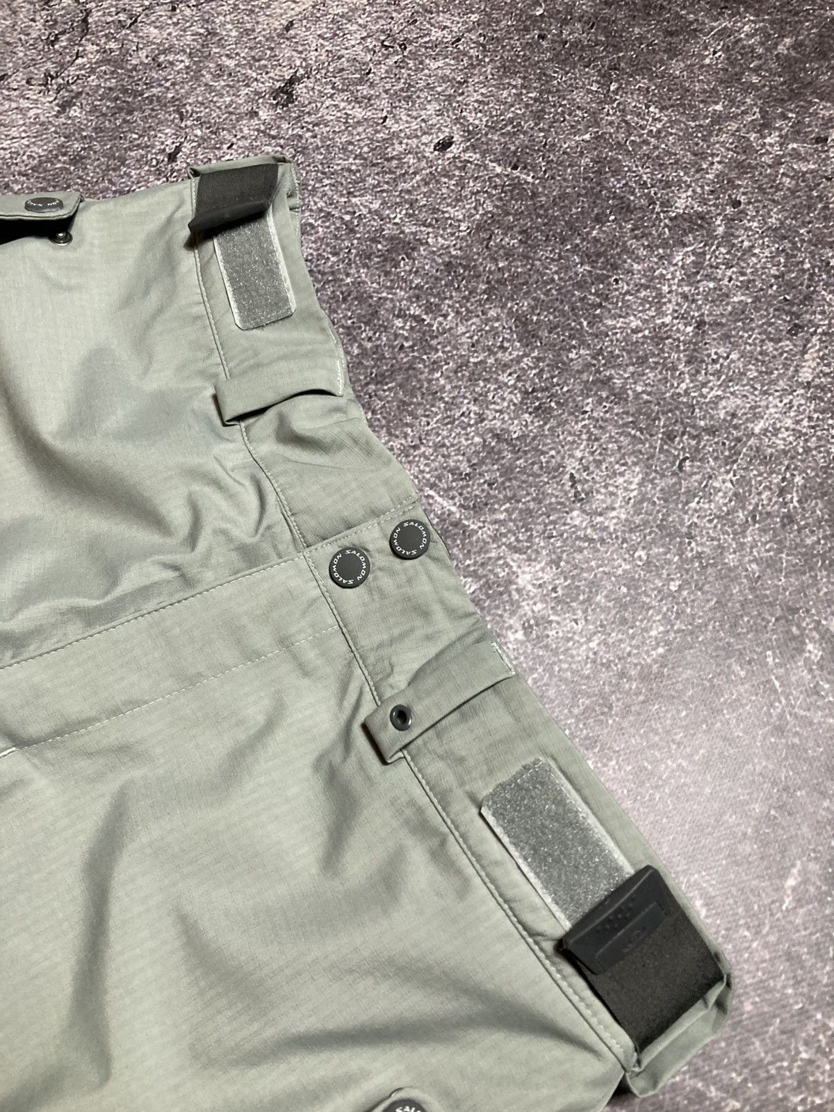 Salomon Vintage Salomon Techwear Ski Pants Clima Pro Storm Grey Size US 32 / EU 48 - 10 Thumbnail