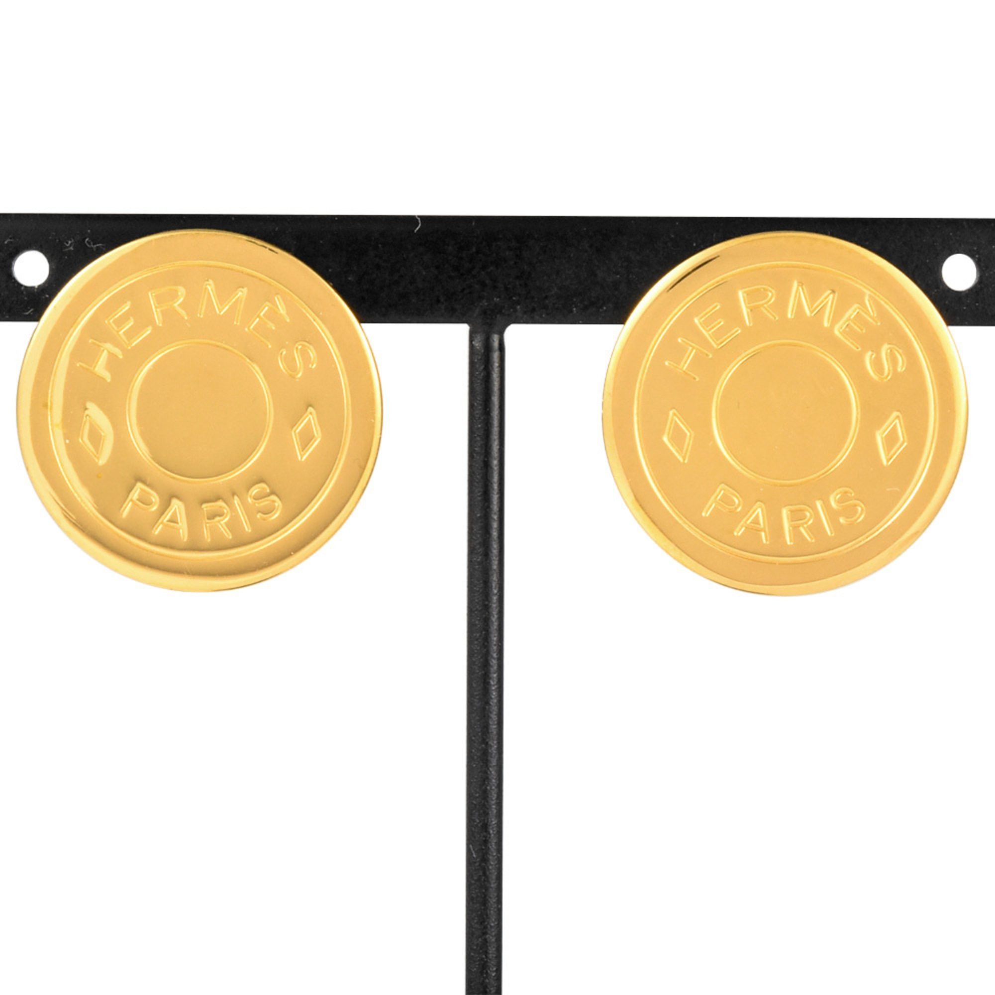 image of Hermes Serie Earrings Gp Gold Itxva5Vaz56U, Women's