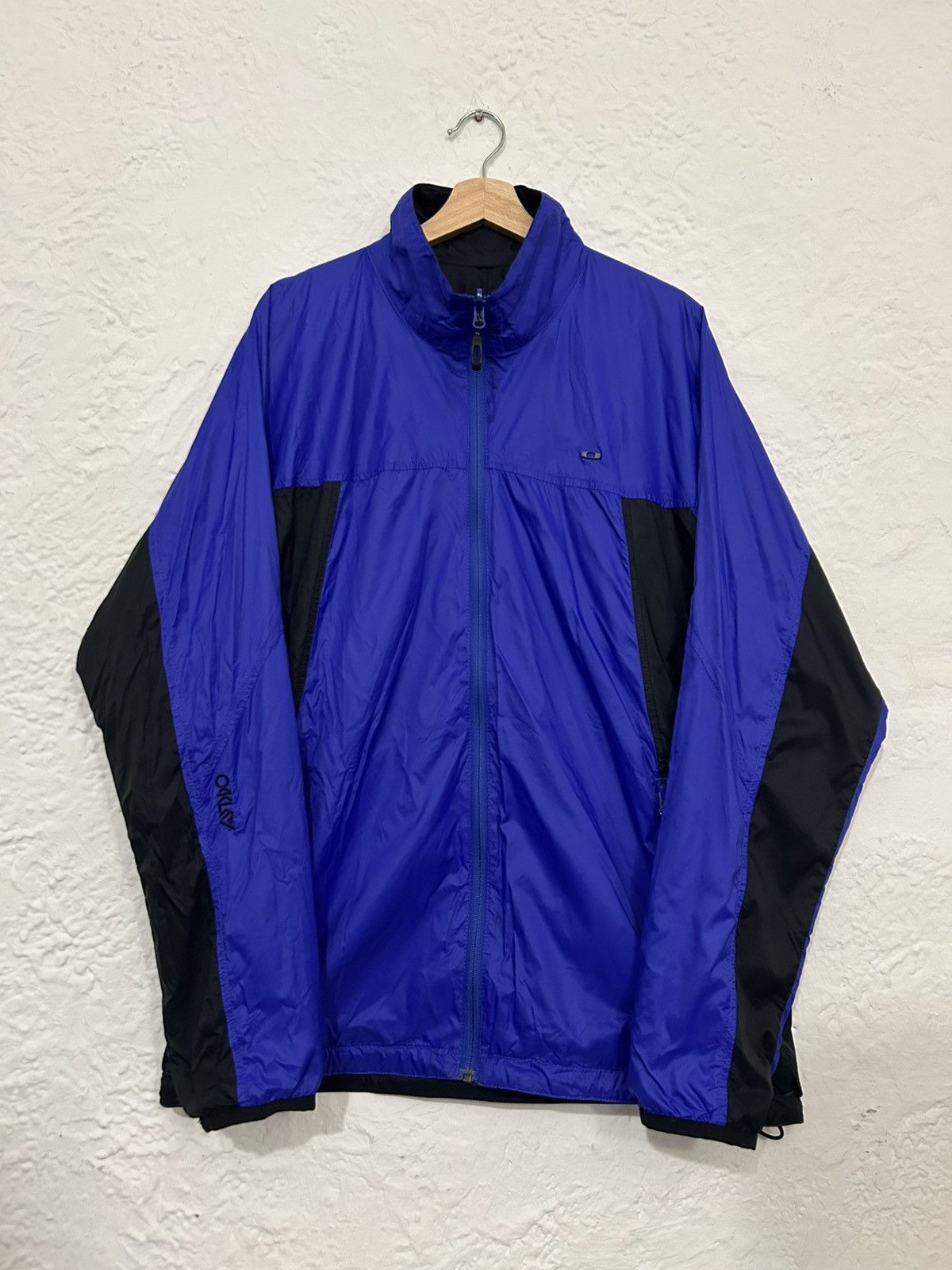 Oakley Vintage Reversible Windbreaker Jacket Size US L / EU 52-54 / 3 - 1 Thumbnail