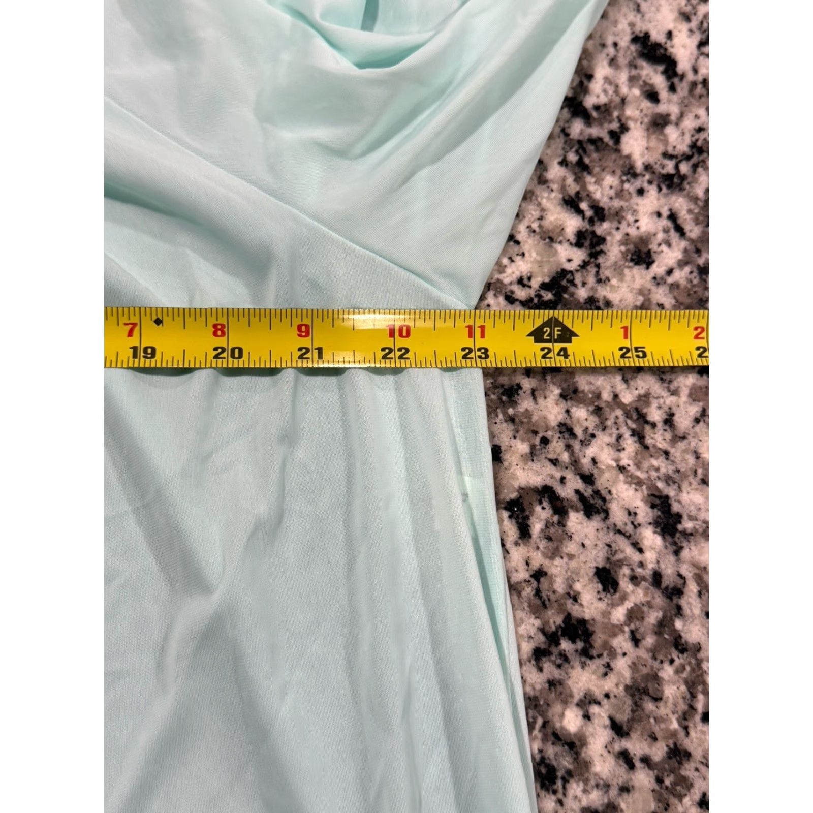 Vintage VINTAGE ShadowLine Nightgown Women Small Sea Foam Blue Satin Floral Short Sleeve Sleepwear Size S / US 4 / IT 40 - 3 Thumbnail