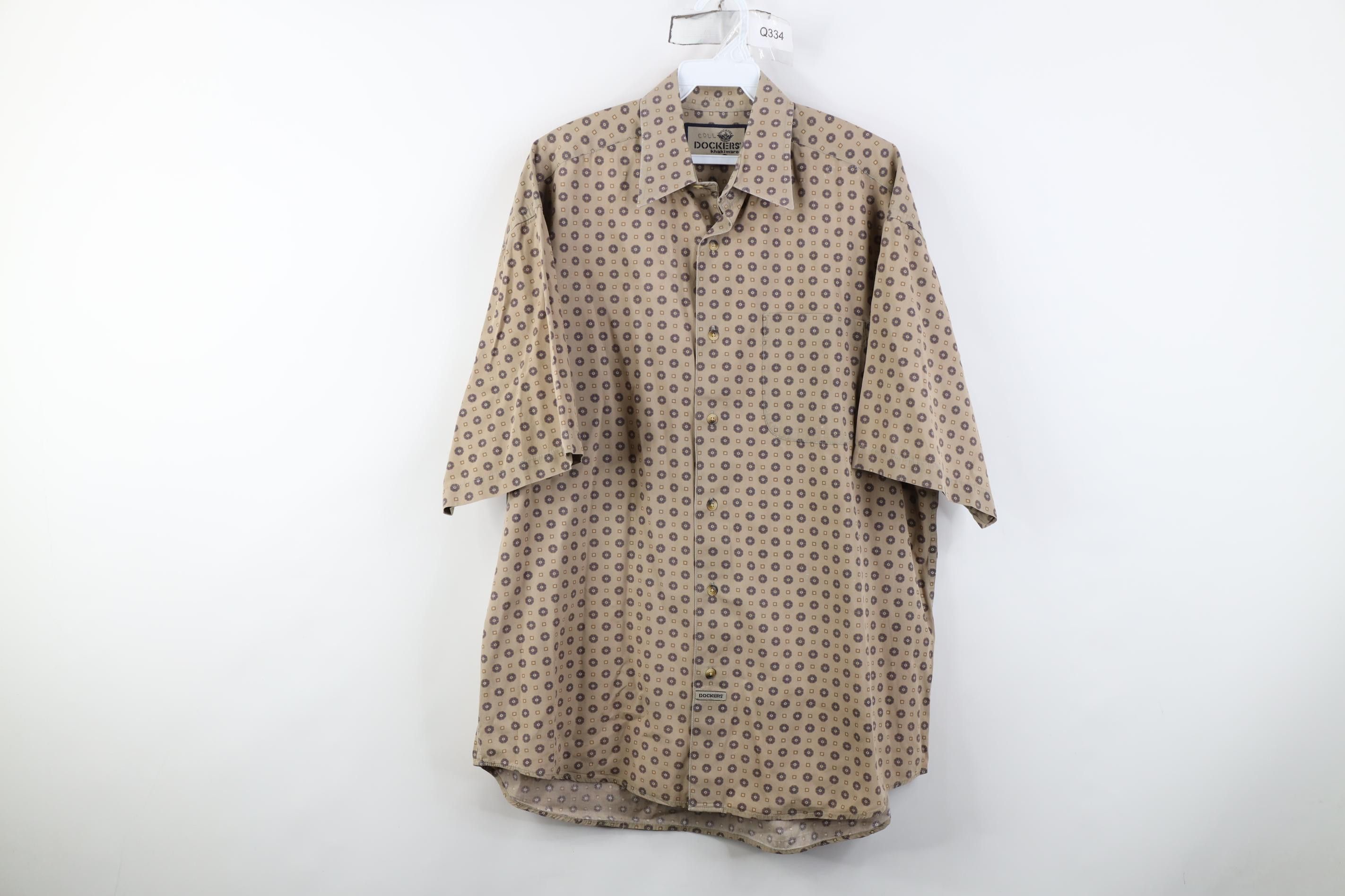 Vintage Vintage 90s Streetwear Baggy Fit Collared Button Shirt Size US M / EU 48-50 / 2 - 1 Thumbnail