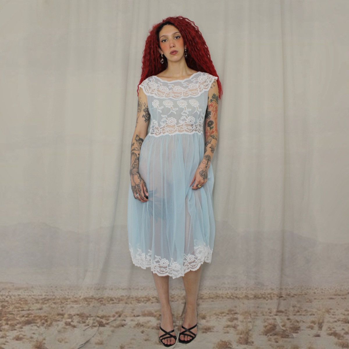 Other 🎐TEAL LACE DRESS🎐 Size L / US 10 / IT 46 - 1 Thumbnail