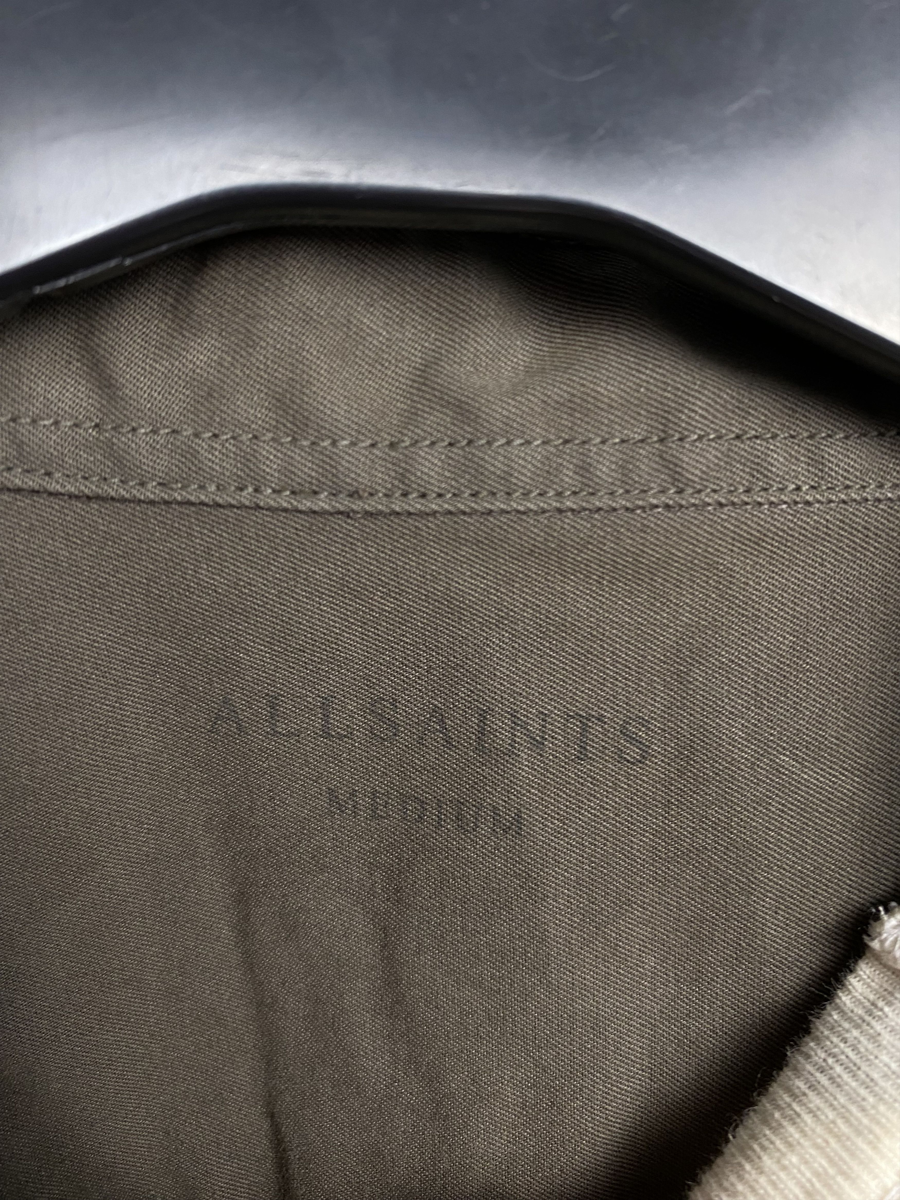 Allsaints × Vintage Allsaints Mens Long Sleeve Shirt Y2K Overshirt Jacket Size US M / EU 48-50 / 2 - 4 Thumbnail