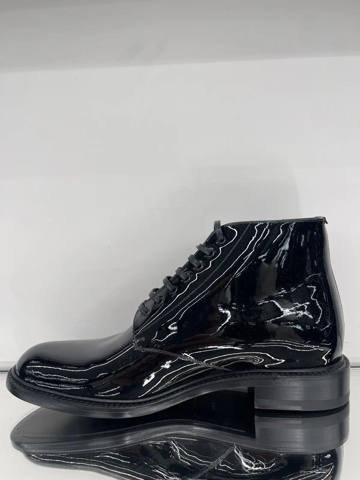 Saint Laurent Paris Saint Laurent Army Boots Patent Leather Size US 9 / EU 42 - 2 Thumbnail