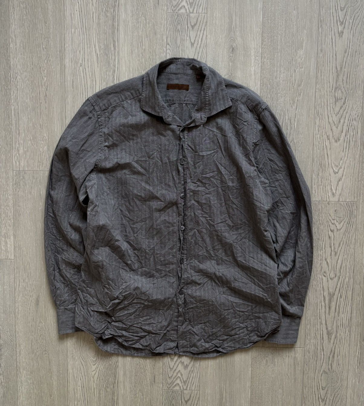 Corneliani × Designer Luxury Corneliani ID Cotton Shirt Button Up Old Money Size US L / EU 52-54 / 3 - 1 Thumbnail