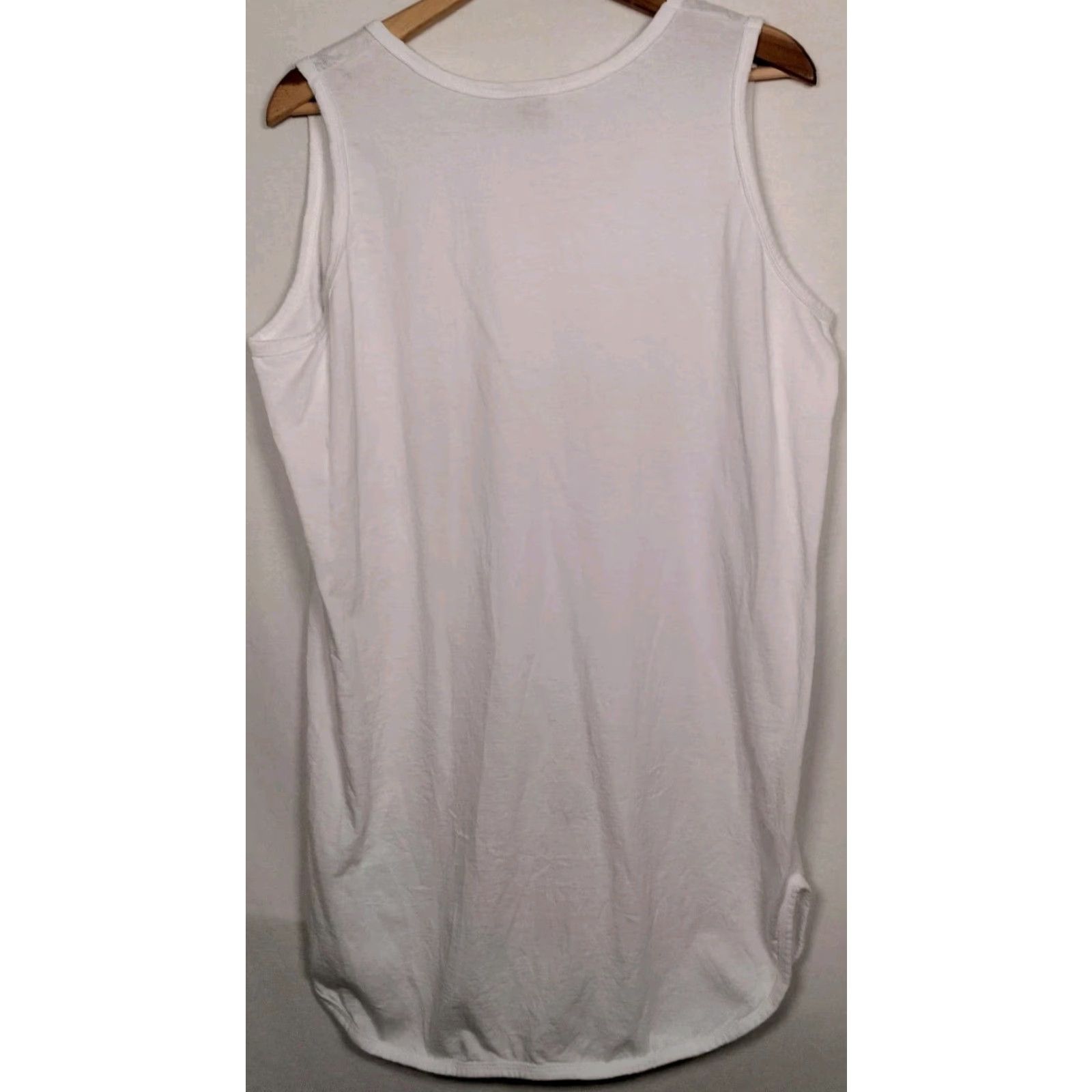 Vintage VINTAGE Aremar Tank Top Dress/Swim Cover Up Women's Large White Knit 1990s Sailboats Beach Casual Size L / US 10 / IT 46 - 4 Thumbnail