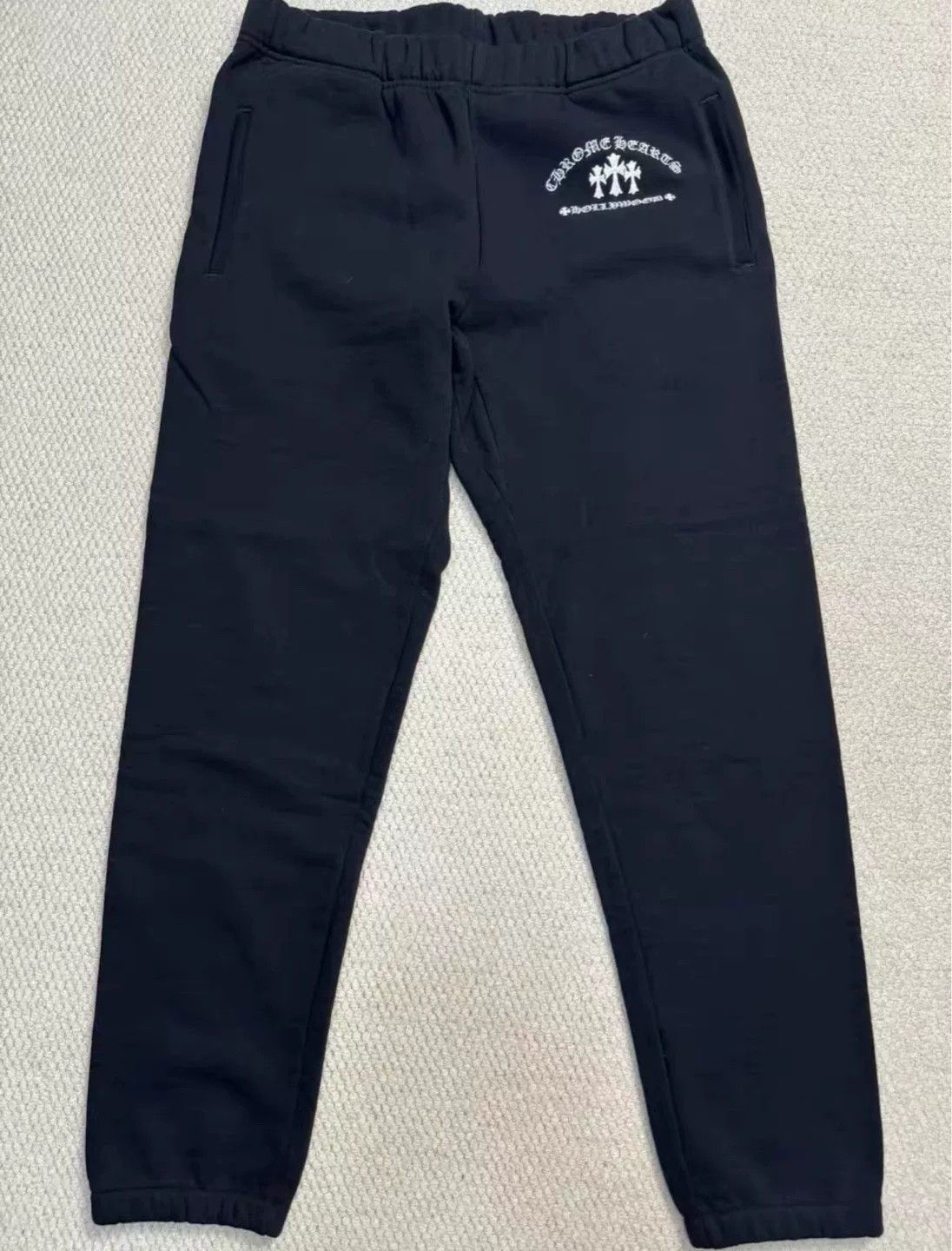Chrome Hearts Chrome Hearts Embroidered Black Sweatpants M Men Size US 32 / EU 48 - 1 Thumbnail