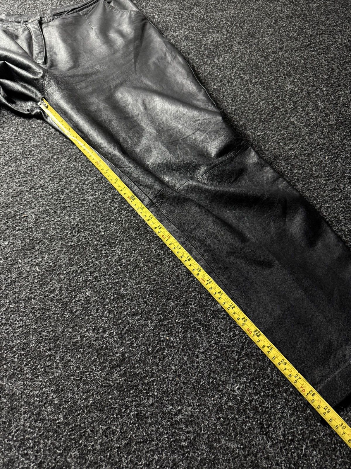 Leather Y2K Vintage Leather Pants Opium Style Alt Biker USA Rare Size US 34 / EU 50 - 20 Thumbnail