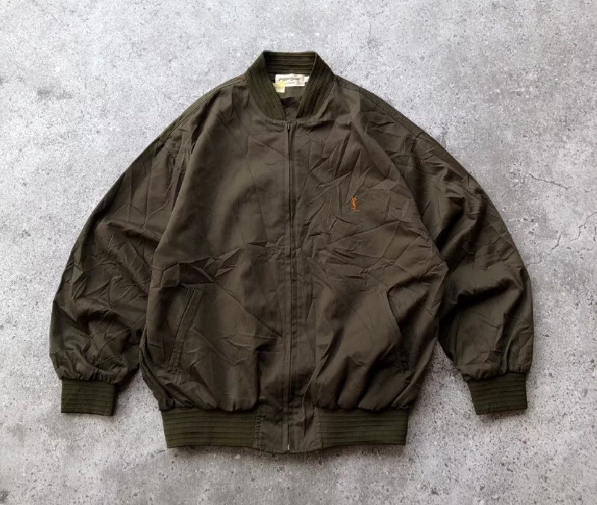 Yves Saint Laurent Bomber Jacket Yves Saint Lauren Size US XL / EU 56 / 4 - 1 Thumbnail