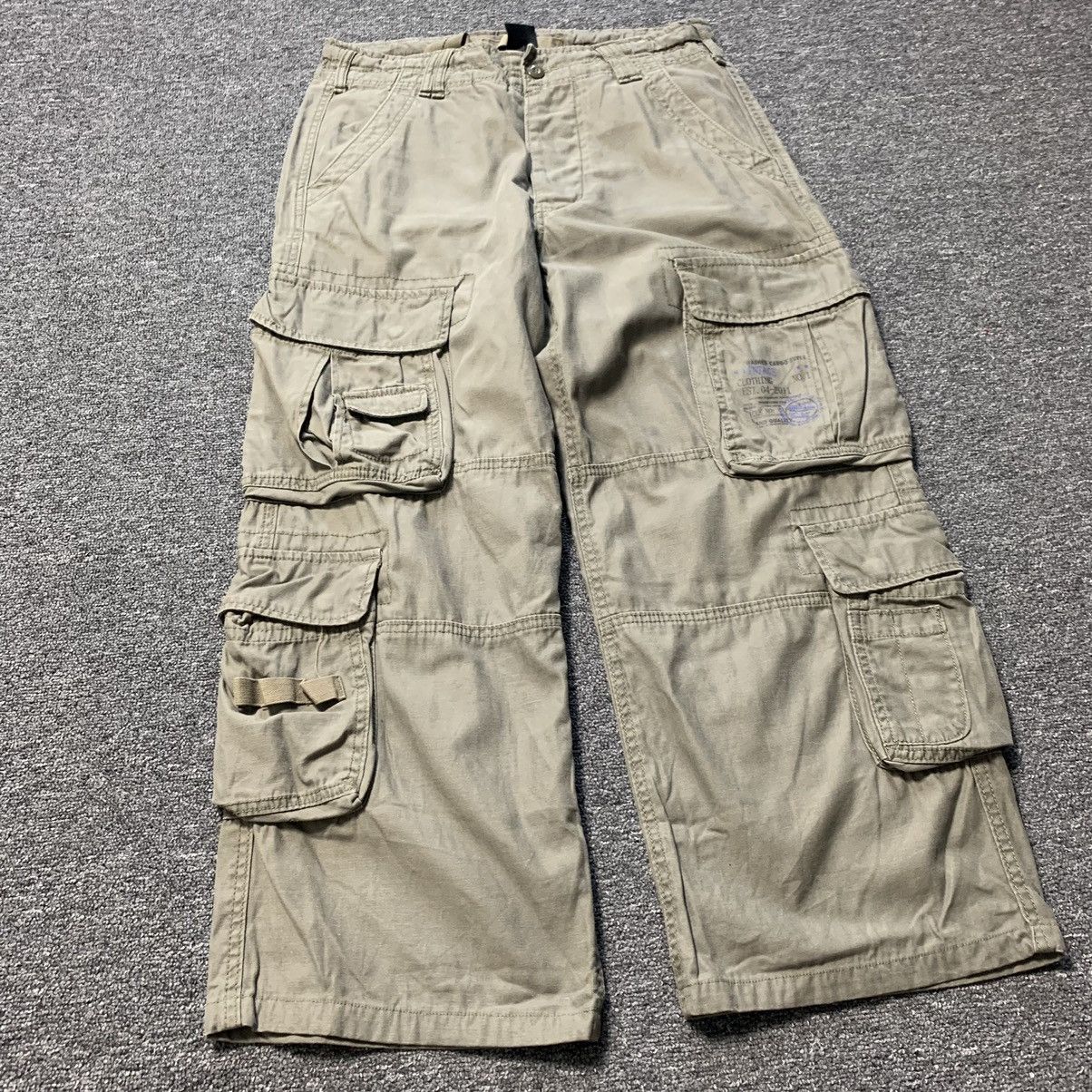 Japanese Brand Brandit military multipocket baggy cargo pants Size US 32 / EU 48 - 3 Thumbnail