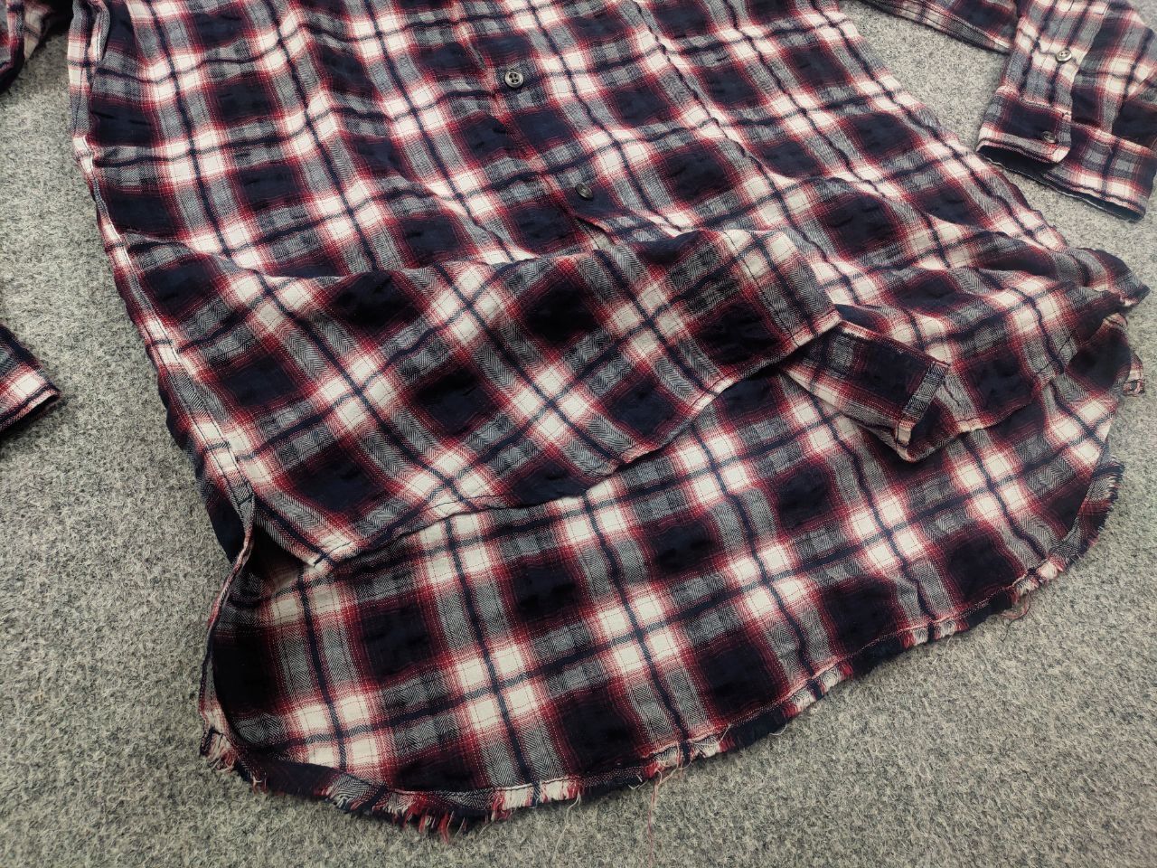 Diesel Diesel Vintage Y2K checkered flannel shirt loose long sleeve Size US L / EU 52-54 / 3 - 7 Thumbnail