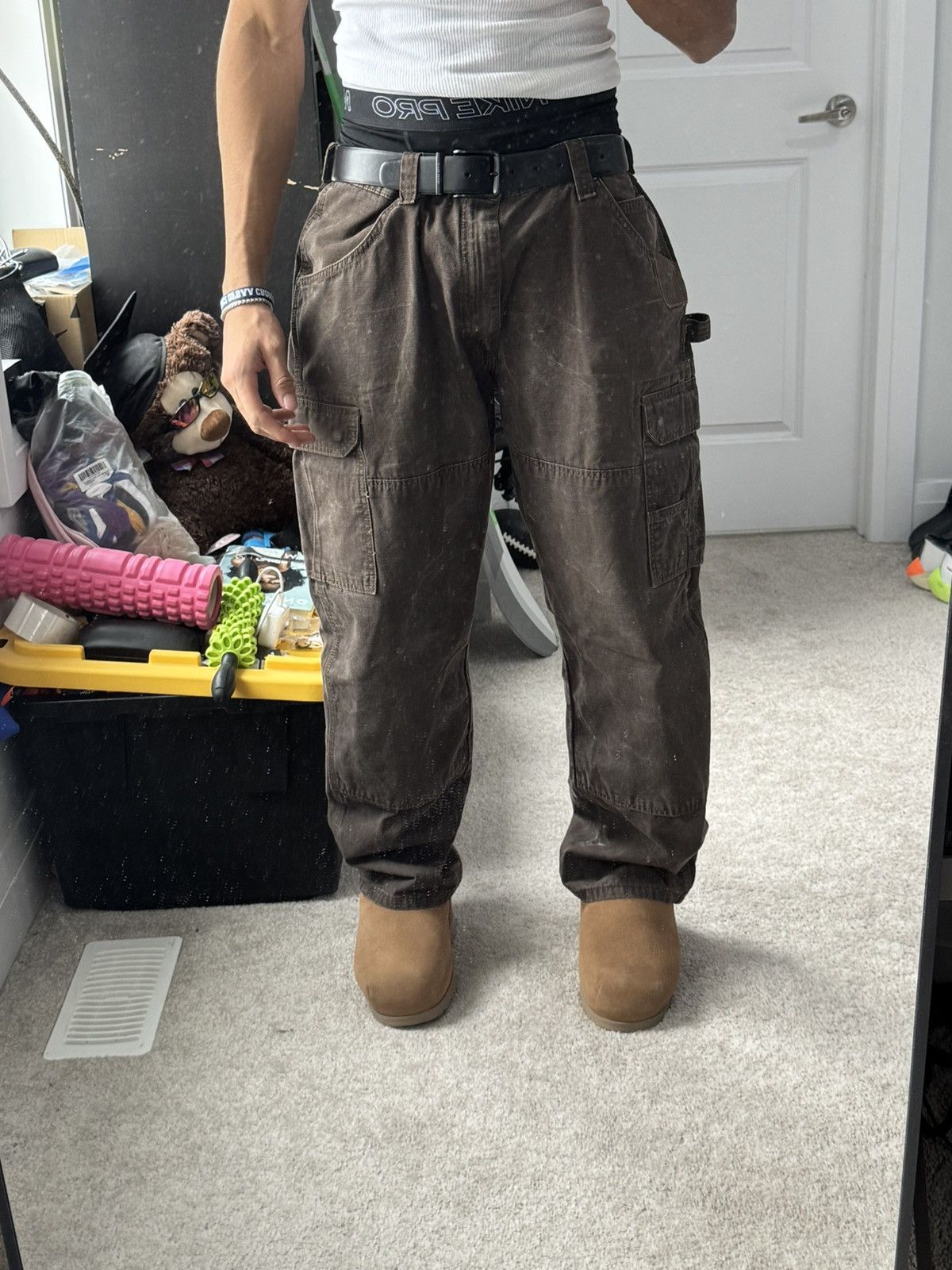 Vintage × Wrangler Wrangler work pants Size US 38 / EU 54 - 7 Thumbnail