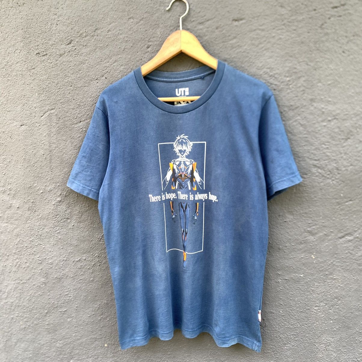Uniqlo Thrashed Faded Evangelion X Uniqlo Anima Tee Size US M / EU 48-50 / 2 - 1 Thumbnail