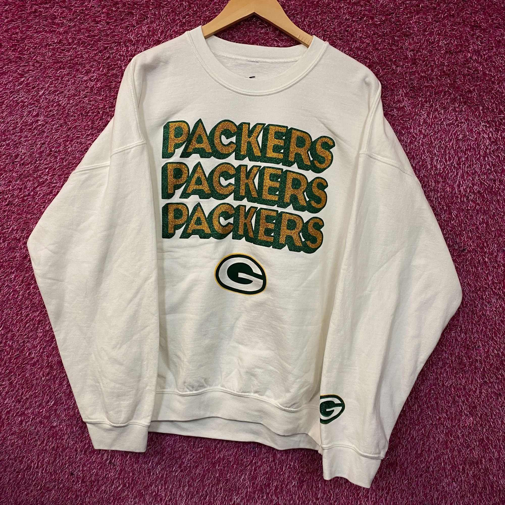 Junk Food Junk Food Clothing Green Bay Packers Repeat Bling Glitter Cr Size US XL / EU 56 / 4 - 2 Thumbnail