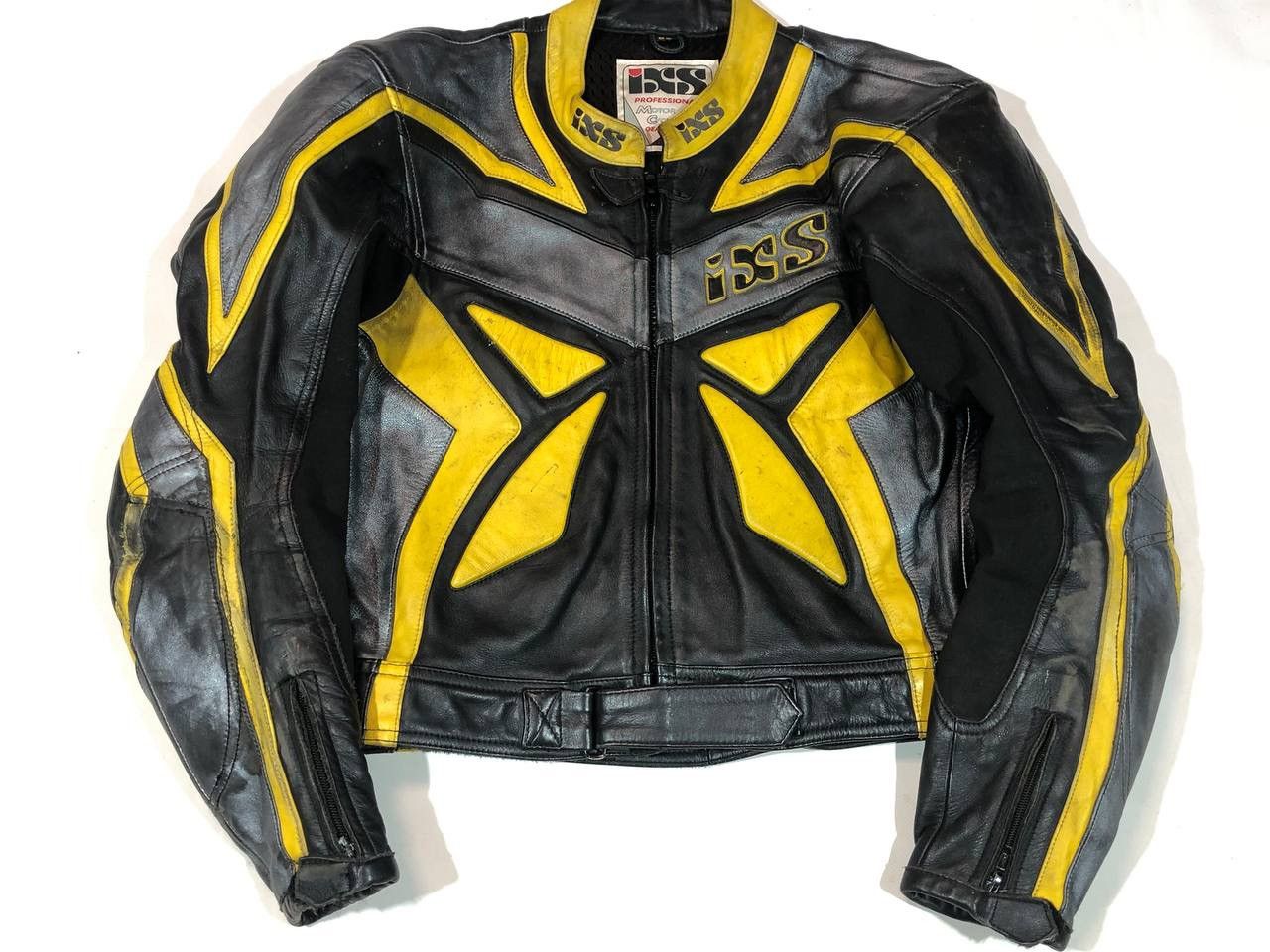 Japanese Brand IXS Leather Moto Racing Jacket Vintage Size US L / EU 52-54 / 3 - 7 Thumbnail