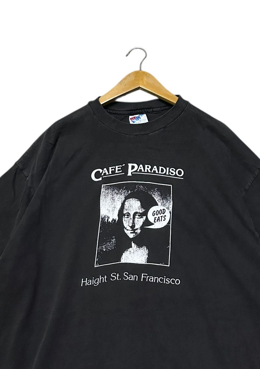 Vintage Vintage 90s Cafe paradiso haigh st san francisco tshirt Size US XL / EU 56 / 4 - 4 Thumbnail