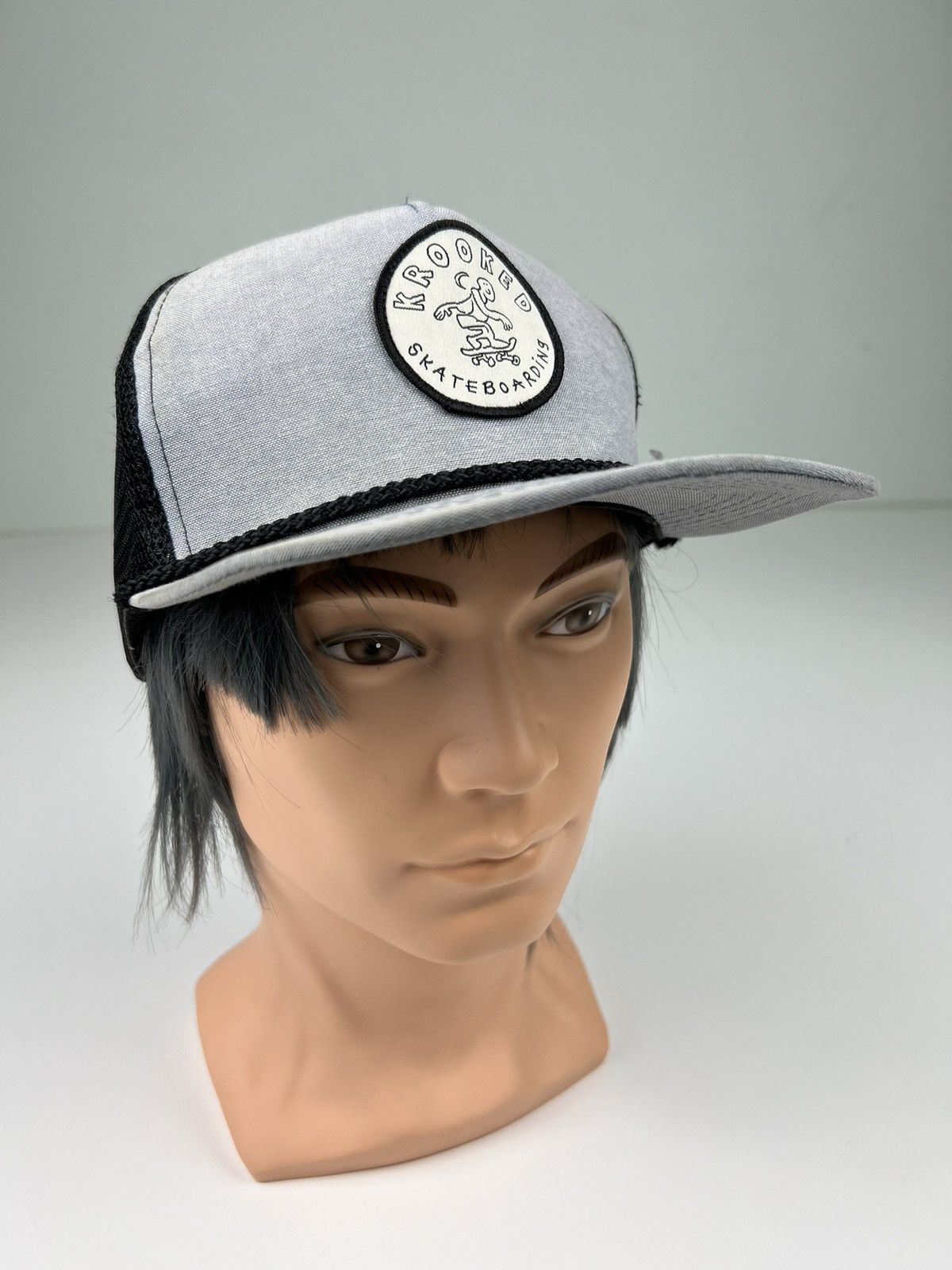 Krooked Krooked Skateboarding Trucker Hat Size ONE SIZE - 2 Thumbnail