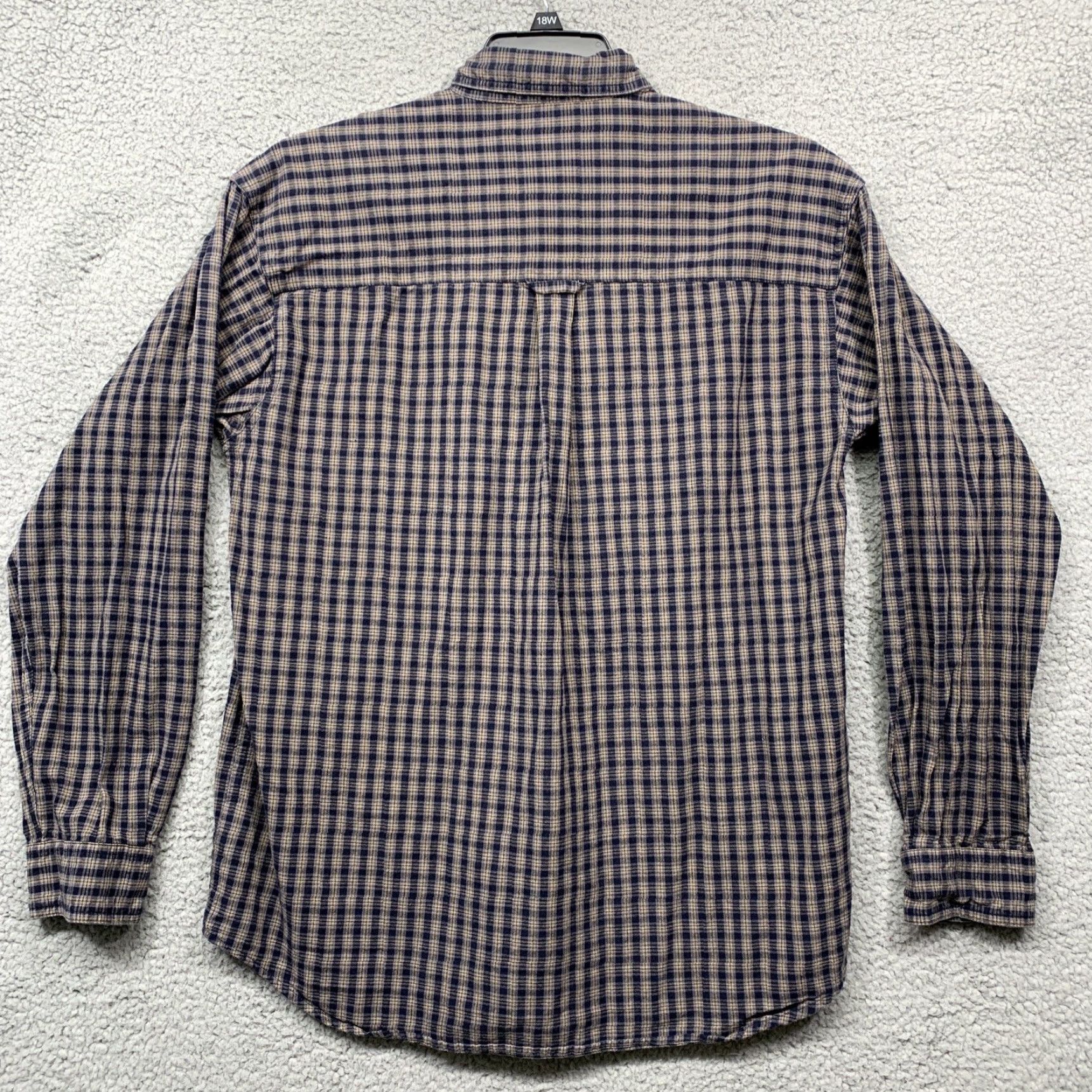 Vintage Columbia Button Shirt Men’s M Long Sleeve Navy Blue Gray Tan Plaid Logo Size US M / EU 48-50 / 2 - 4 Thumbnail