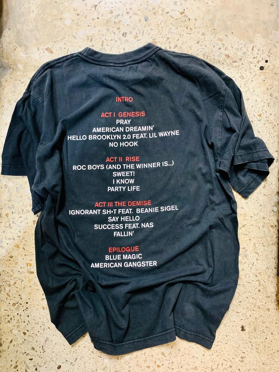 Vintage Jay Z American Gangster Promo Movie Tee Size US XL / EU 56 / 4 - 4 Thumbnail