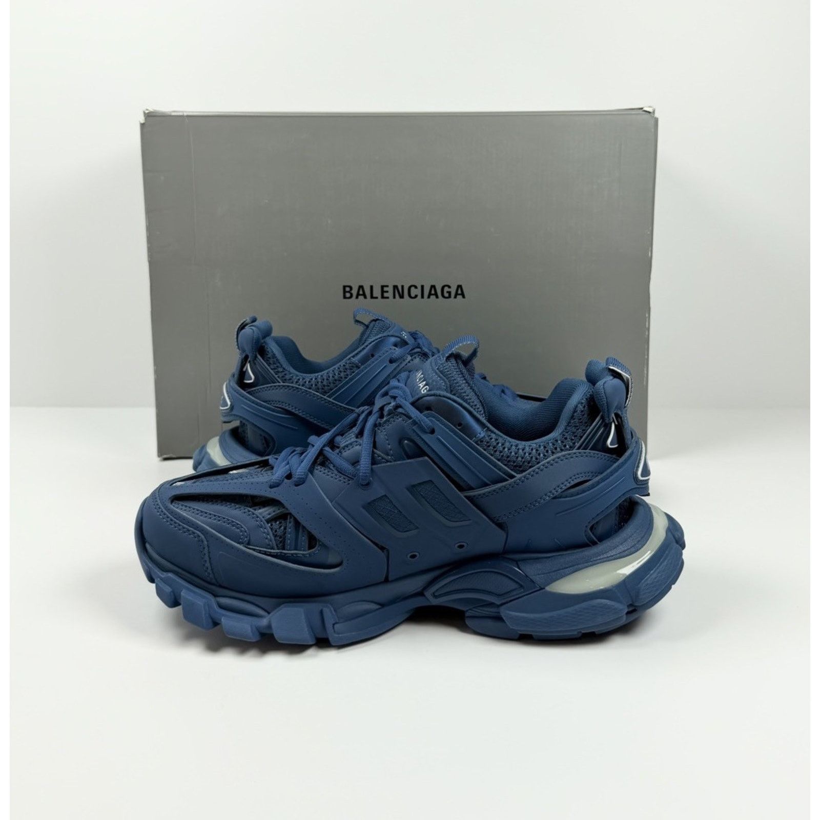 Balenciaga Size 40EU/7US - Balenciaga Track Blue LED NEW! Size US 7 / EU 40 - 7 Thumbnail