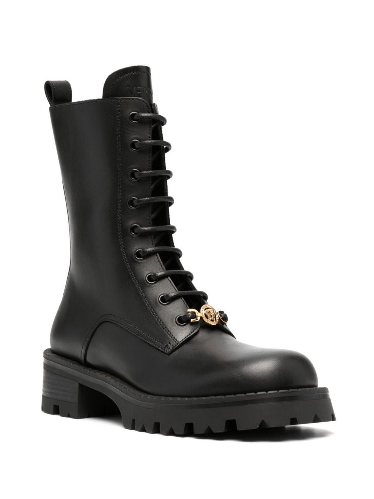 Versace Versace Medusa Alia Lace Up Boots Size US 5 / IT 35 - 2 Thumbnail