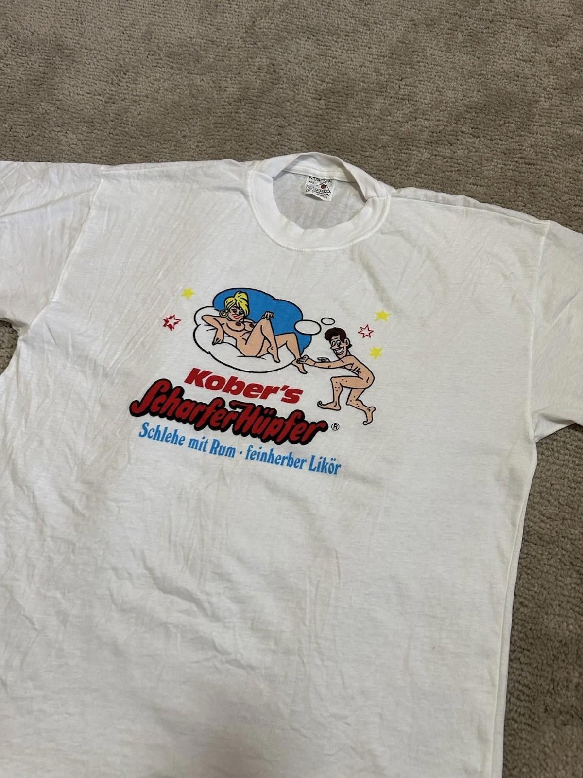 The Unbranded Brand Vintage Kober’s : Scharfer Hupfer Beer Rum Promo Tees XXL Size US XXL / EU 58 / 5 - 2 Thumbnail