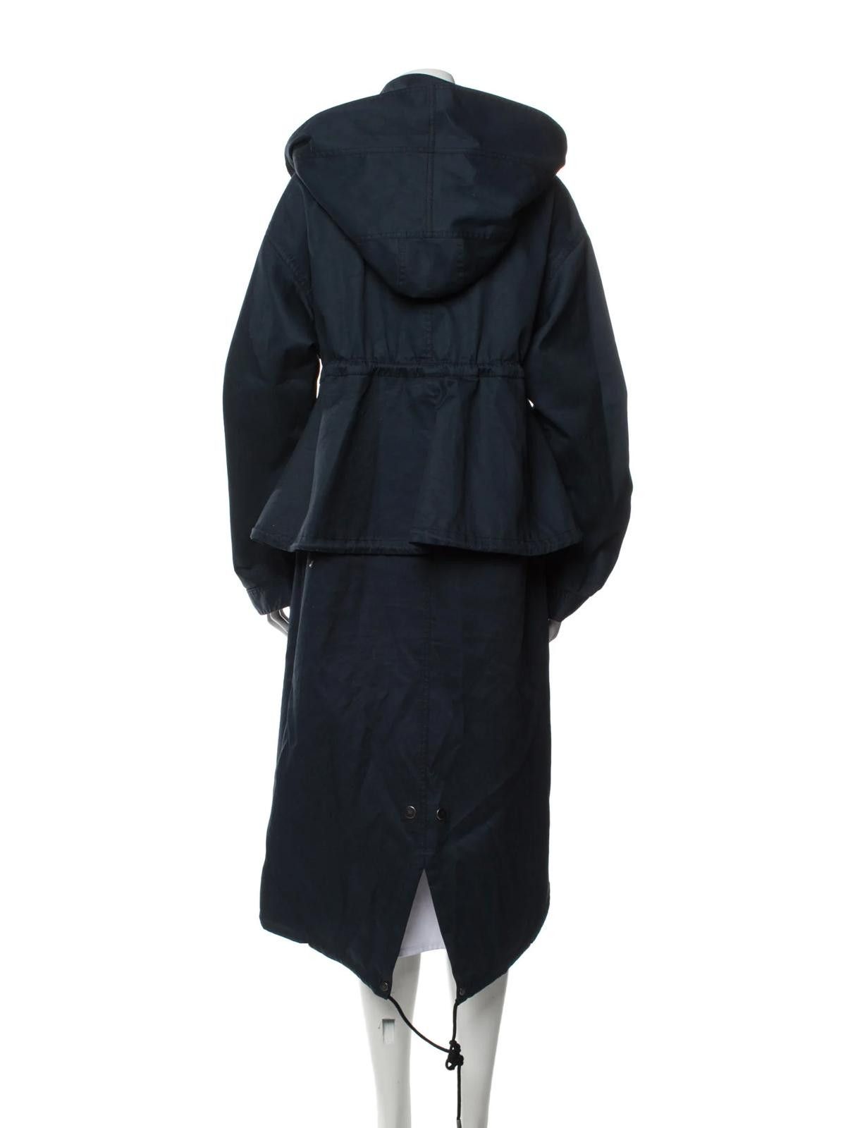 Kenzo Kenzo Navy Blue Trench Coat Size: L Size L / US 10 / IT 46 - 3 Thumbnail