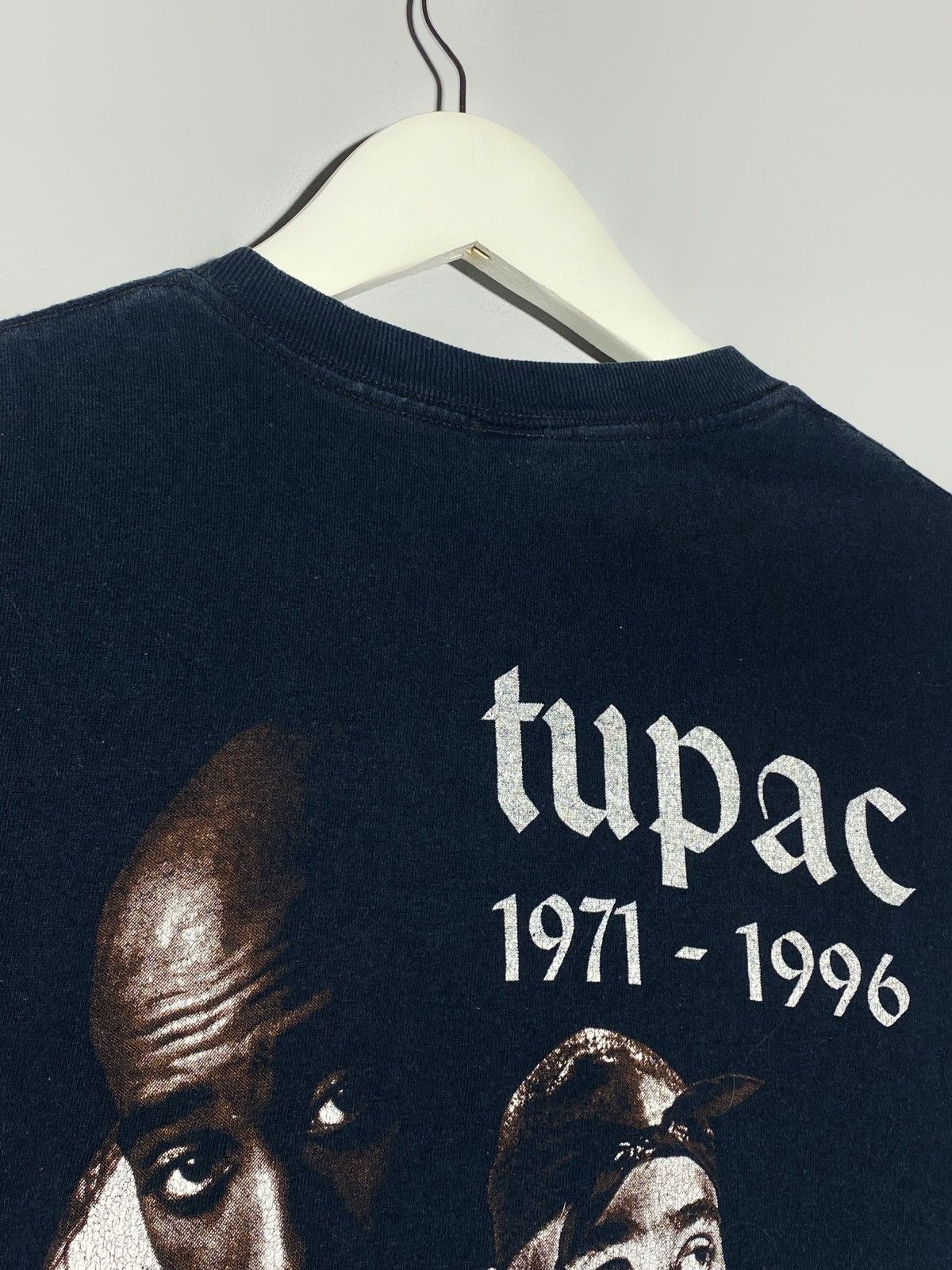 Rap Tees × Vintage 2Pac Vintage Graphic Print T-shirt Size US S / EU 44-46 / 1 - 4 Thumbnail