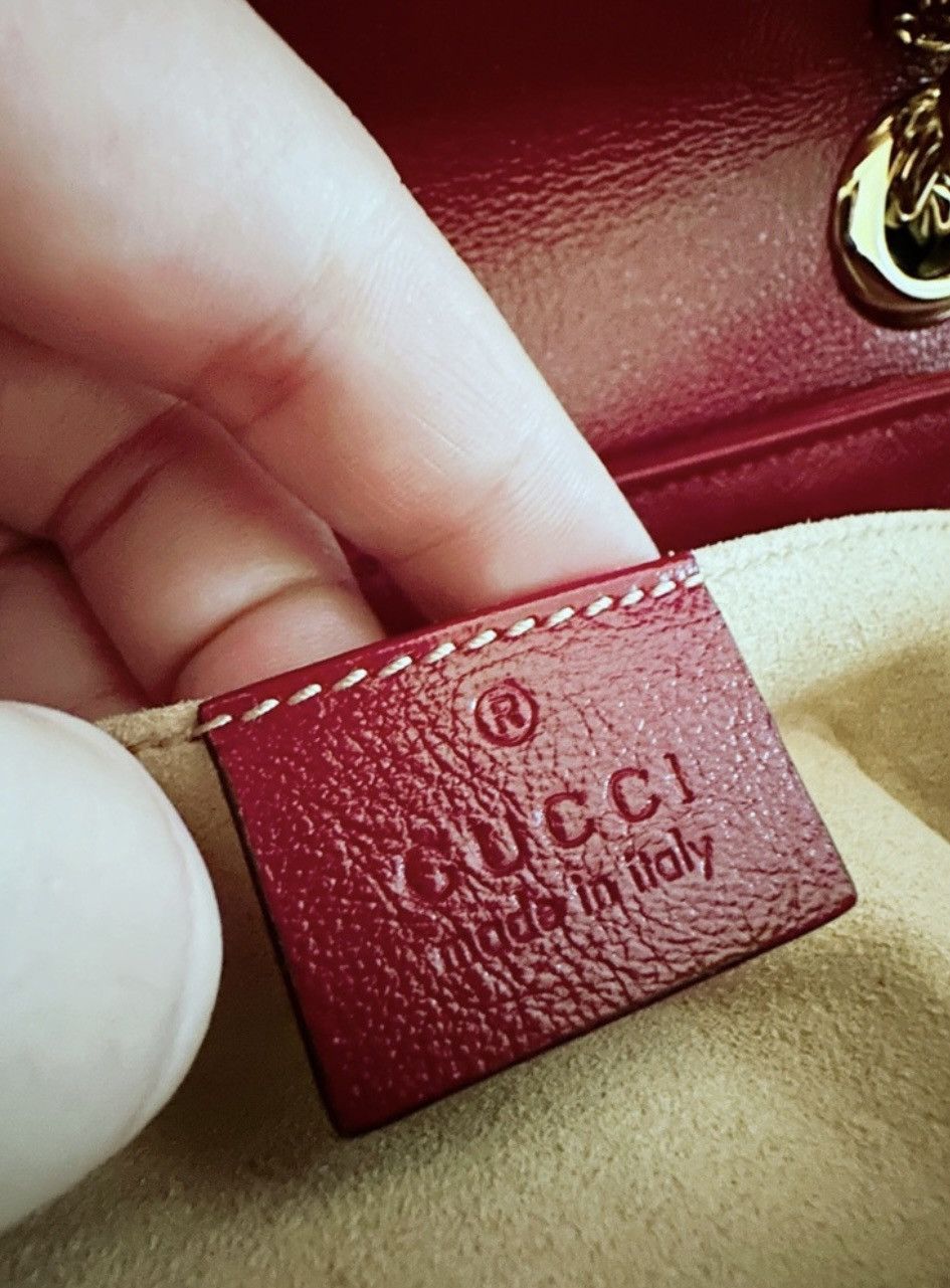 Gucci Gucci GG Marmont Mini Flap Canvas Quilted Bag Size ONE SIZE - 5 Thumbnail