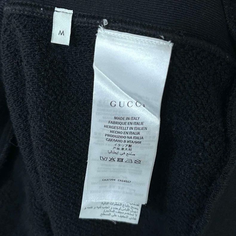 Gucci Gucci Black embroidered tennis hoodie 2506-Nextarrow Size US M / EU 48-50 / 2 - 6 Thumbnail