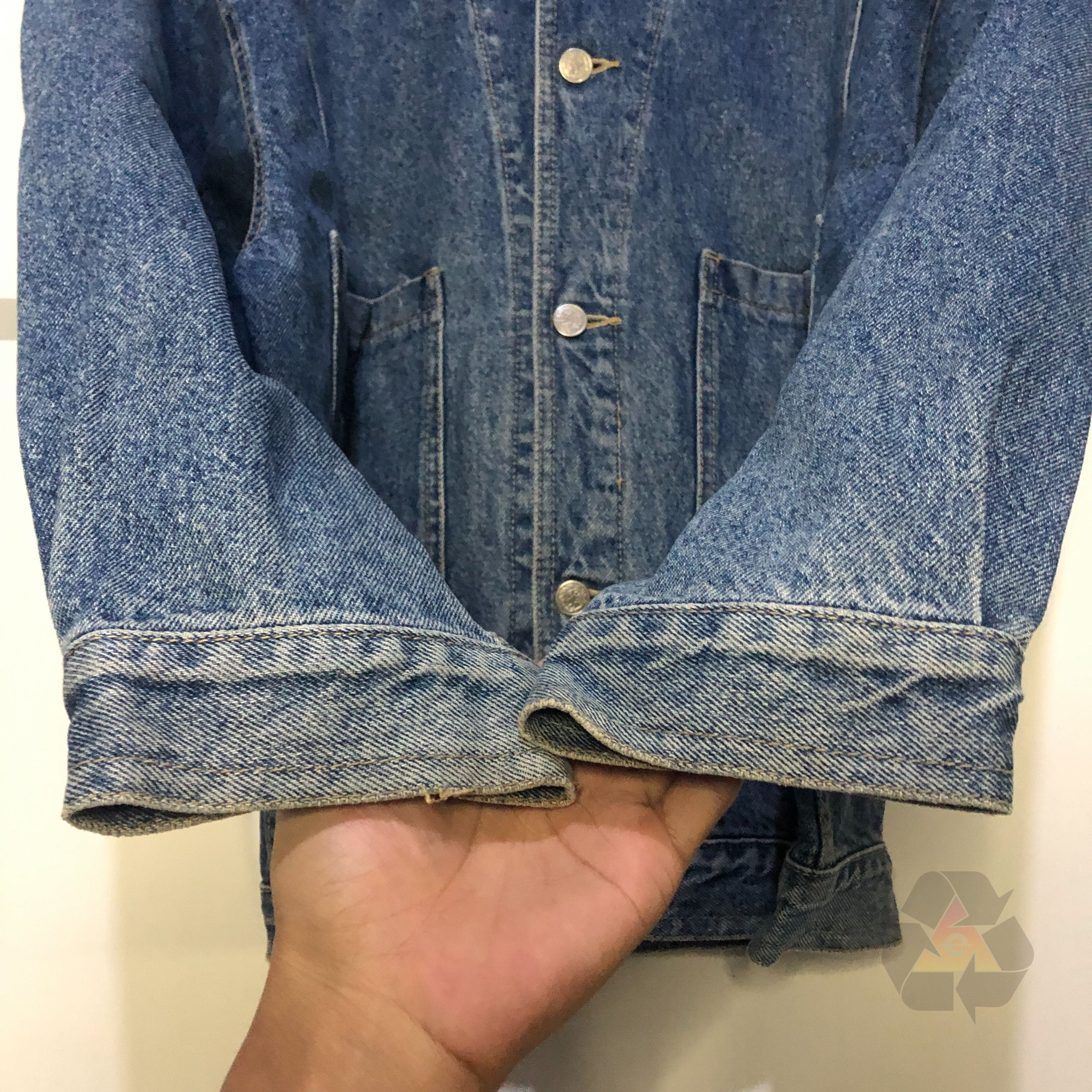 Vintage Vintage 90s SD CLUB Severely Selected Goods Denim Jacket Size US L / EU 52-54 / 3 - 5 Thumbnail