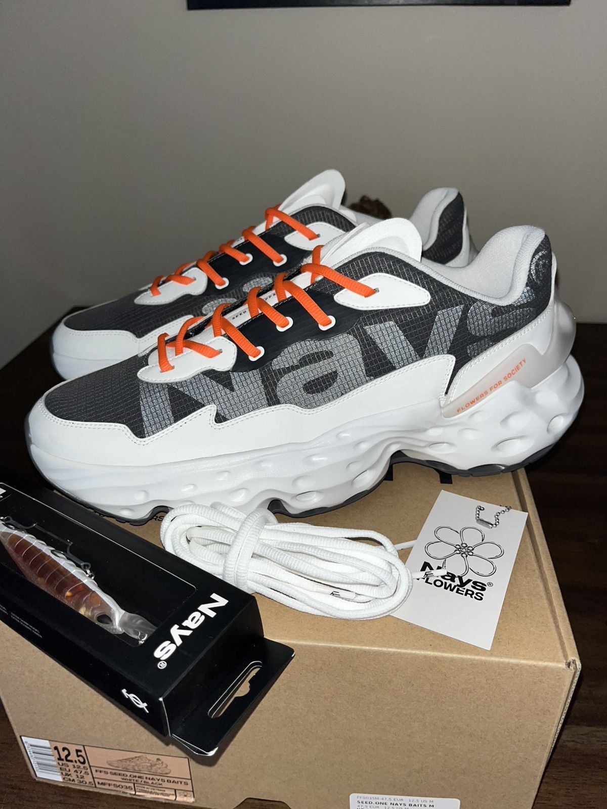 Asics Flowers For Society x Nays Baits SEED.ONE SZ 12.5 Size US 12.5 / EU 45-46 - 1 Thumbnail