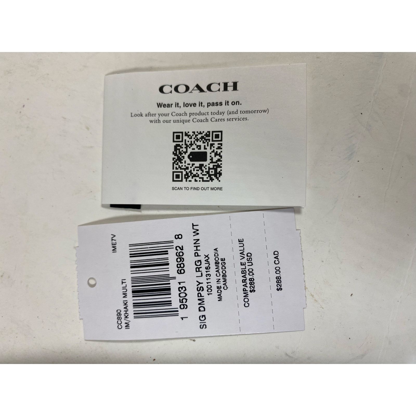 Coach Coach Dempsey Large Phone Wallet NWT Size ONE SIZE - 5 Thumbnail