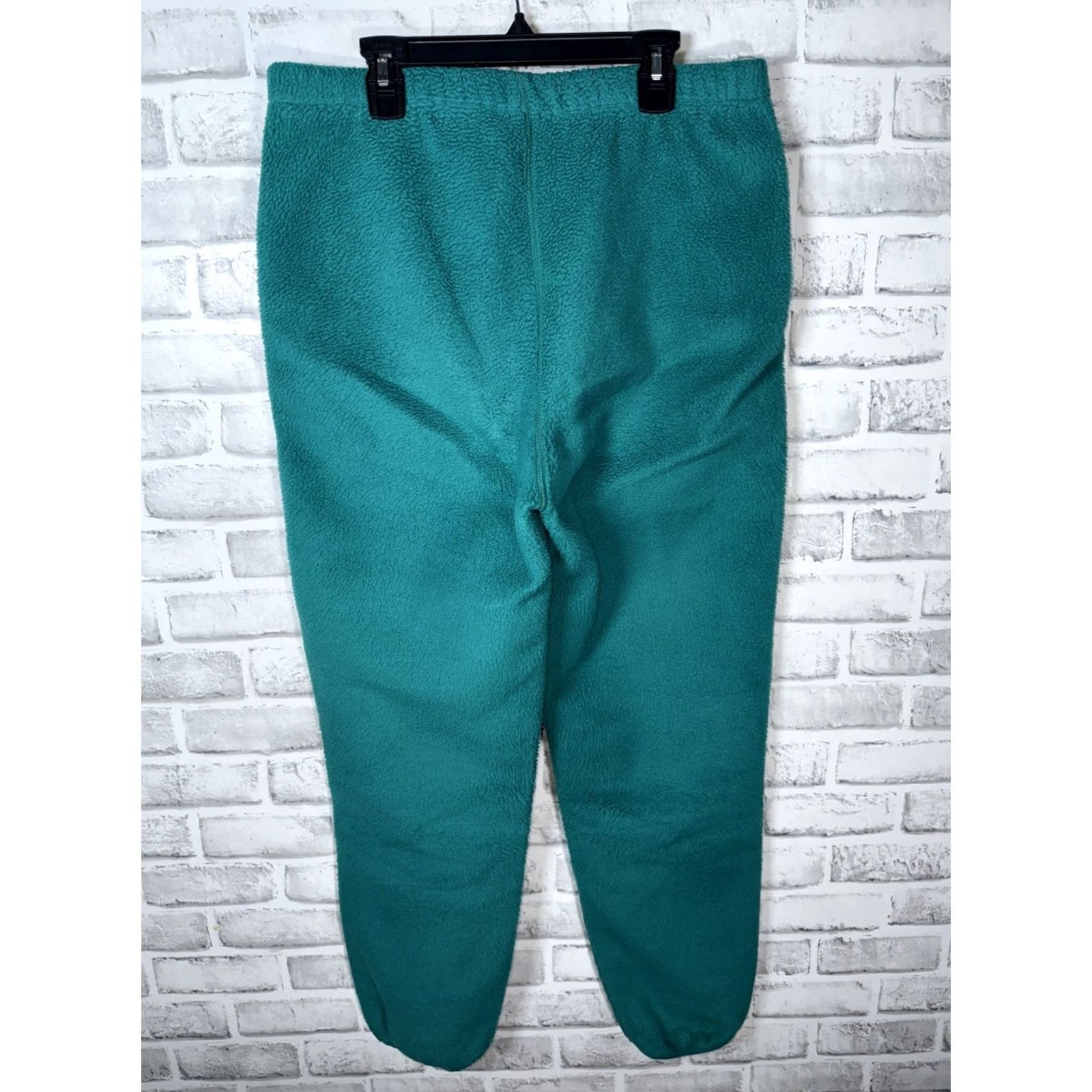 Patagonia VTG Patagonia USA Made Fleece Pants Womens 10 Green Logo 1990s Hipster City Straight Inseam 29” Size 32" / US 10 / IT 46 - 5 Thumbnail