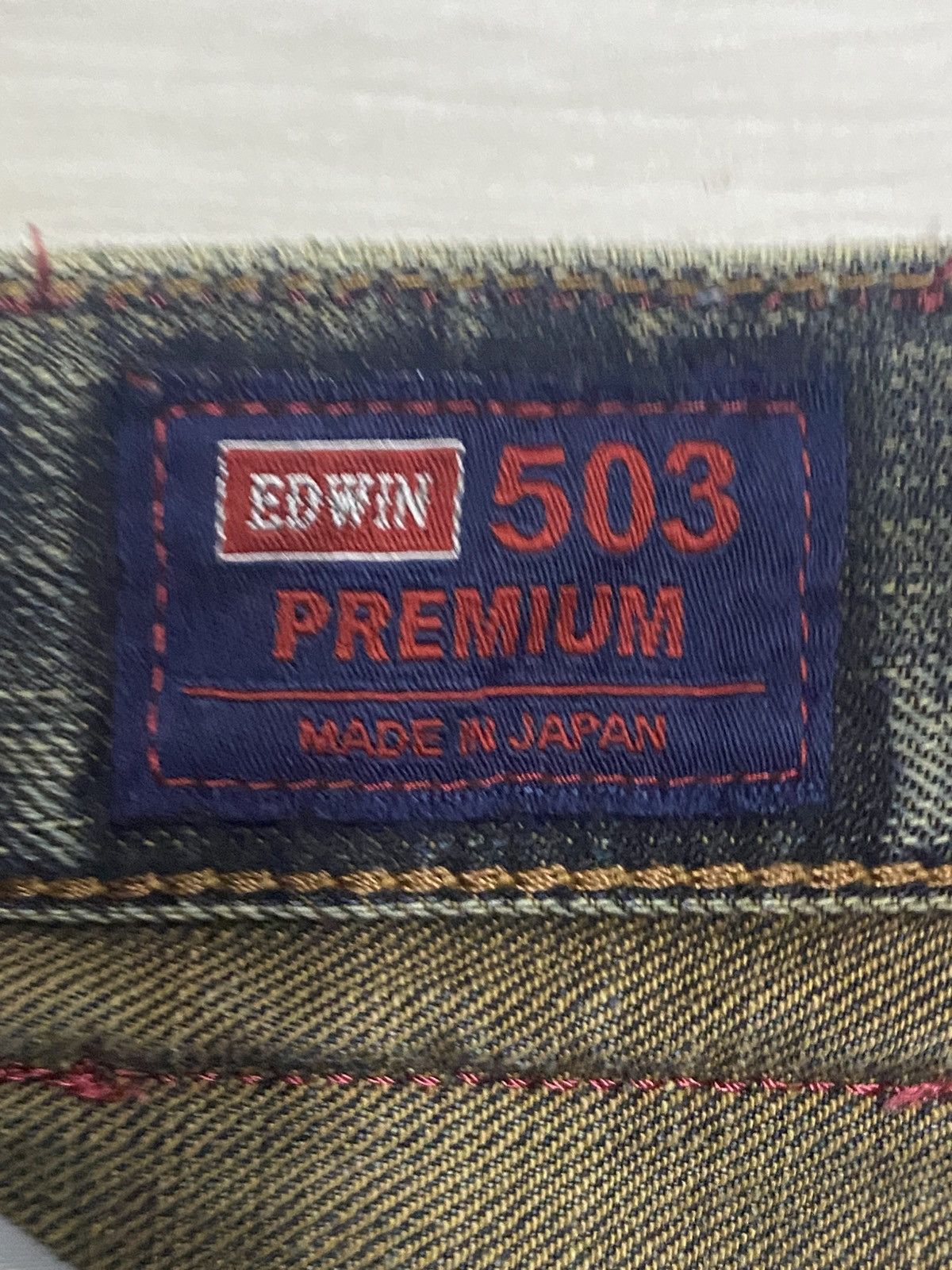 Edwin Vintage Japanese Brand Edwin 503 Faded Distressed Jeans Size US 31 - 11 Thumbnail