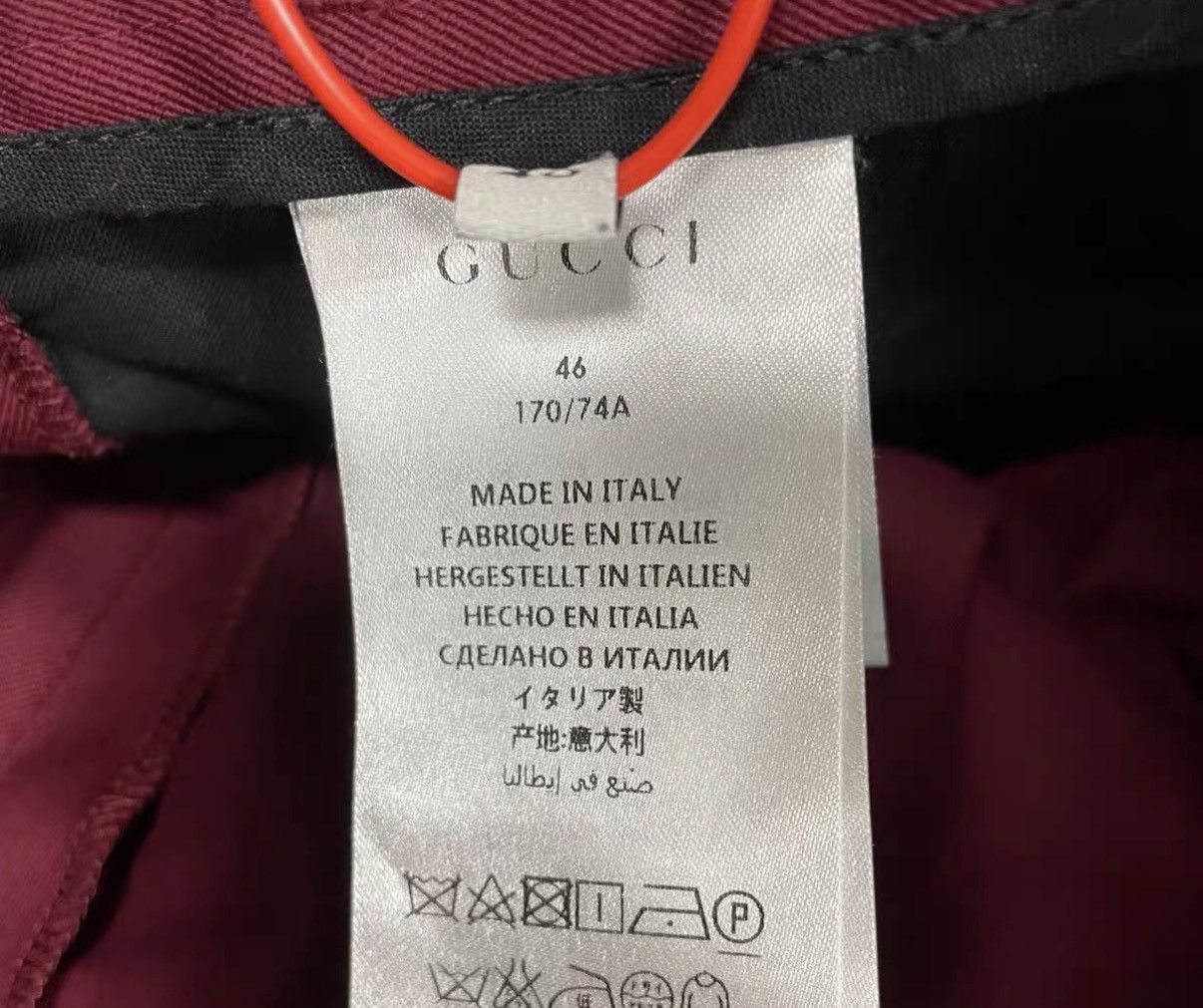 Gucci Gucci Burgundy Casual Shorts J16 Size US 30 / EU 46 - 4 Thumbnail