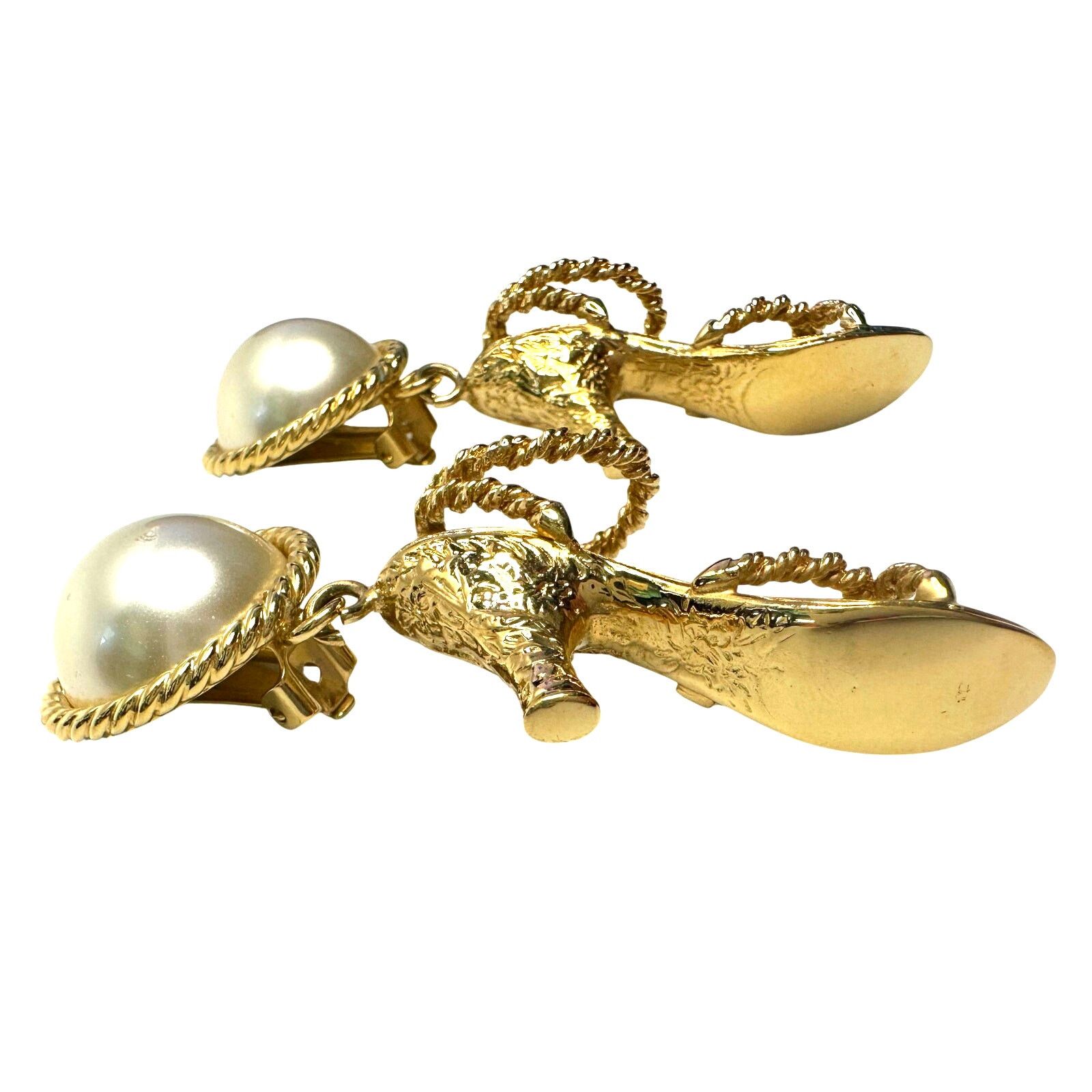 Salvatore Ferragamo Salvatore Ferragamo Vintage High Heel Shoe Earrings Size ONE SIZE - 5 Thumbnail