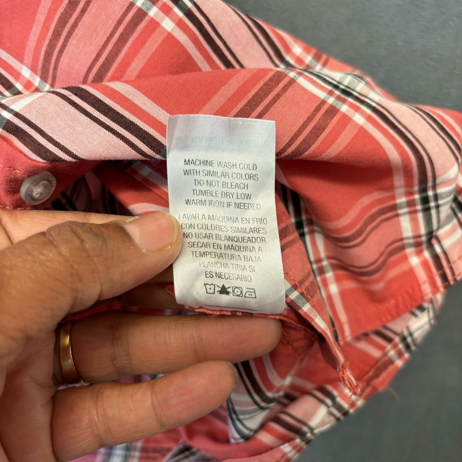 Other Roebuck & Co. Plaid Shirt Mens Medium Button Down Western Size US M / EU 48-50 / 2 - 7 Thumbnail