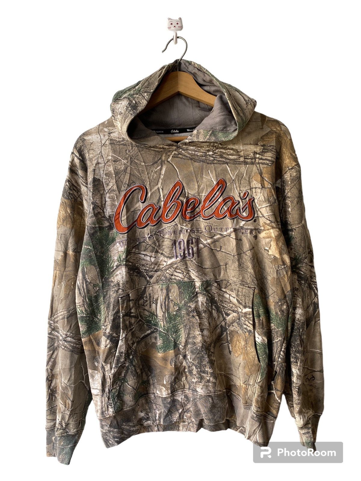 Cabelas × Realtree 2000s - Cabelas Realtree Camo Hoodie Size US S / EU 44-46 / 1 - 1 Thumbnail
