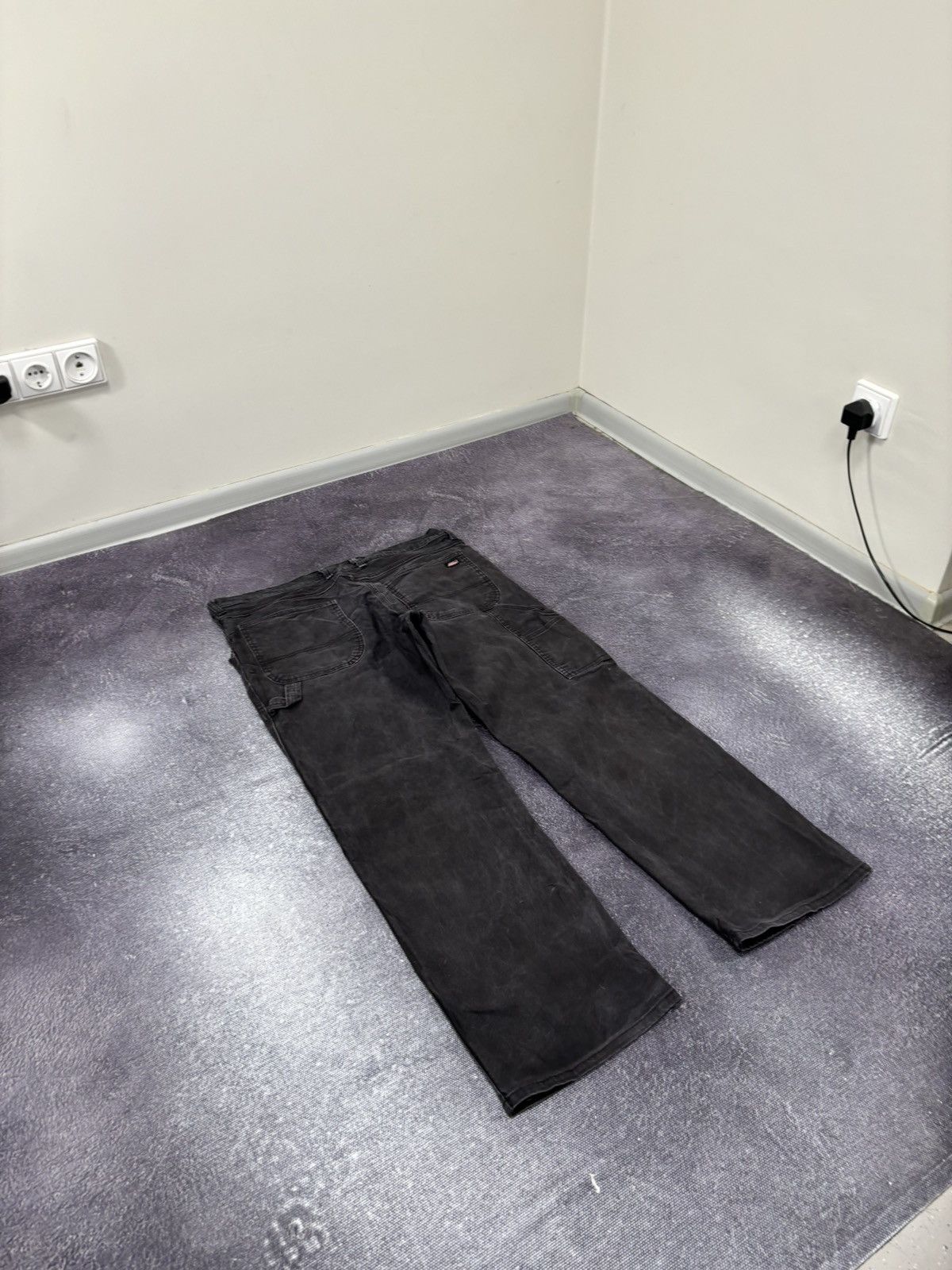 Dickies Vintage Dickies Faded Black Workwear Hype Baggy Pants Jeans Size US 36 / EU 52 - 3 Thumbnail