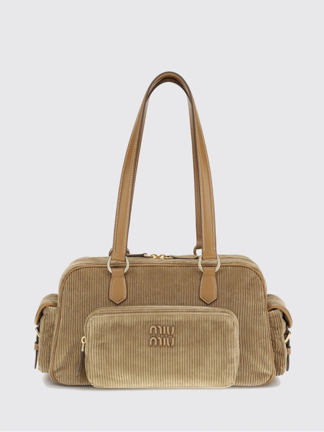 Miu Miu Miu Miu Shoulder Bag Woman Cocoa Size ONE SIZE - 1 Thumbnail