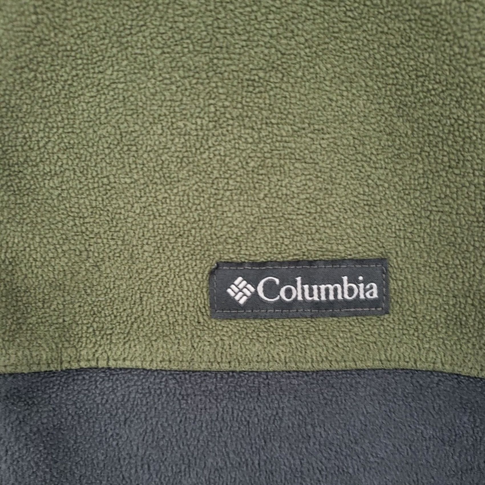 Vintage Columbia Jacket Mens XL Green Sportswear Half Snap Fleece Long Sleeve Mock Neck Size US XL / EU 56 / 4 - 4 Thumbnail