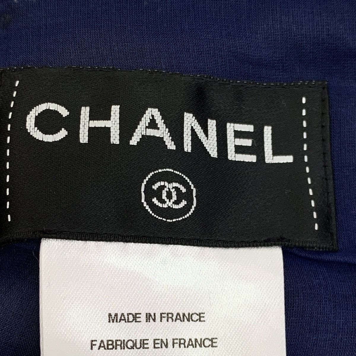 Chanel Chanel Dark Blue Sleeveless Woven Tweed Tassel Dress K26WX Size XS / US 0-2 / IT 36-38 - 5 Thumbnail