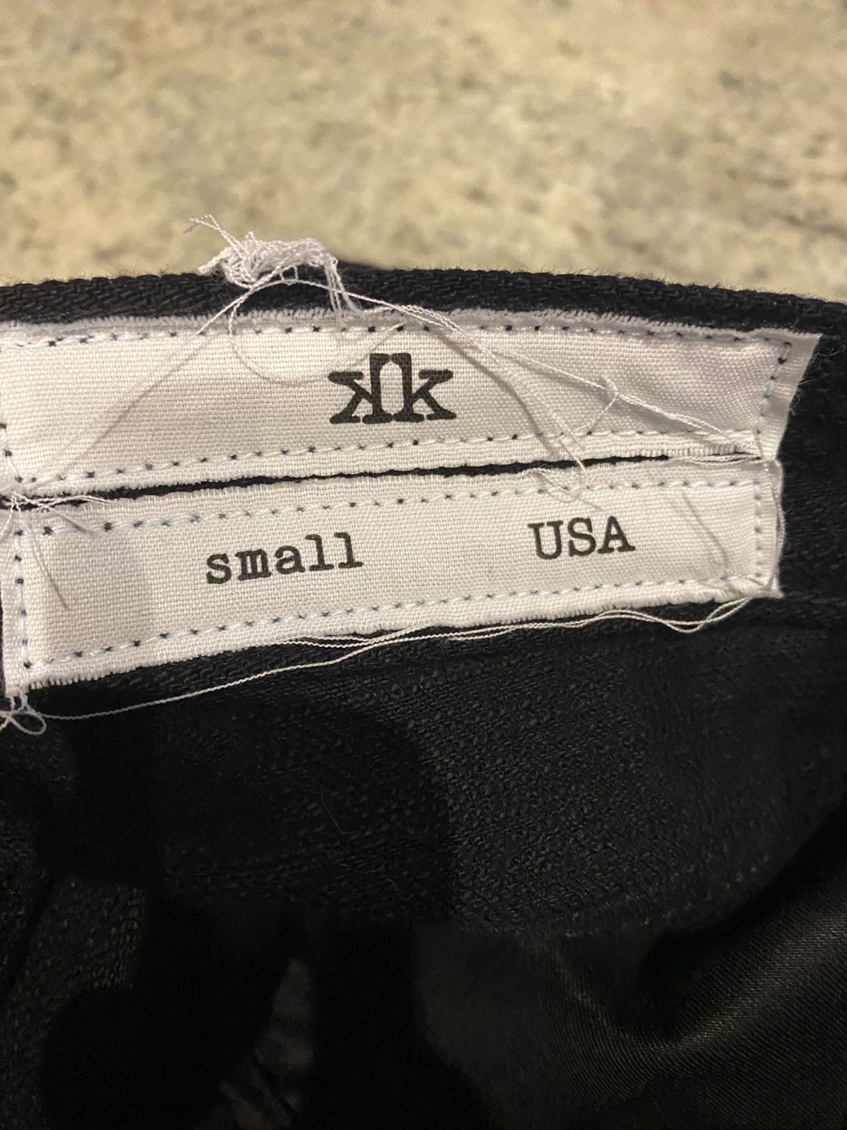 K-Two Studios K-Two Studios 18 oz Heavy Denim Loose "Jet Black" Size US 30 / EU 46 - 3 Thumbnail